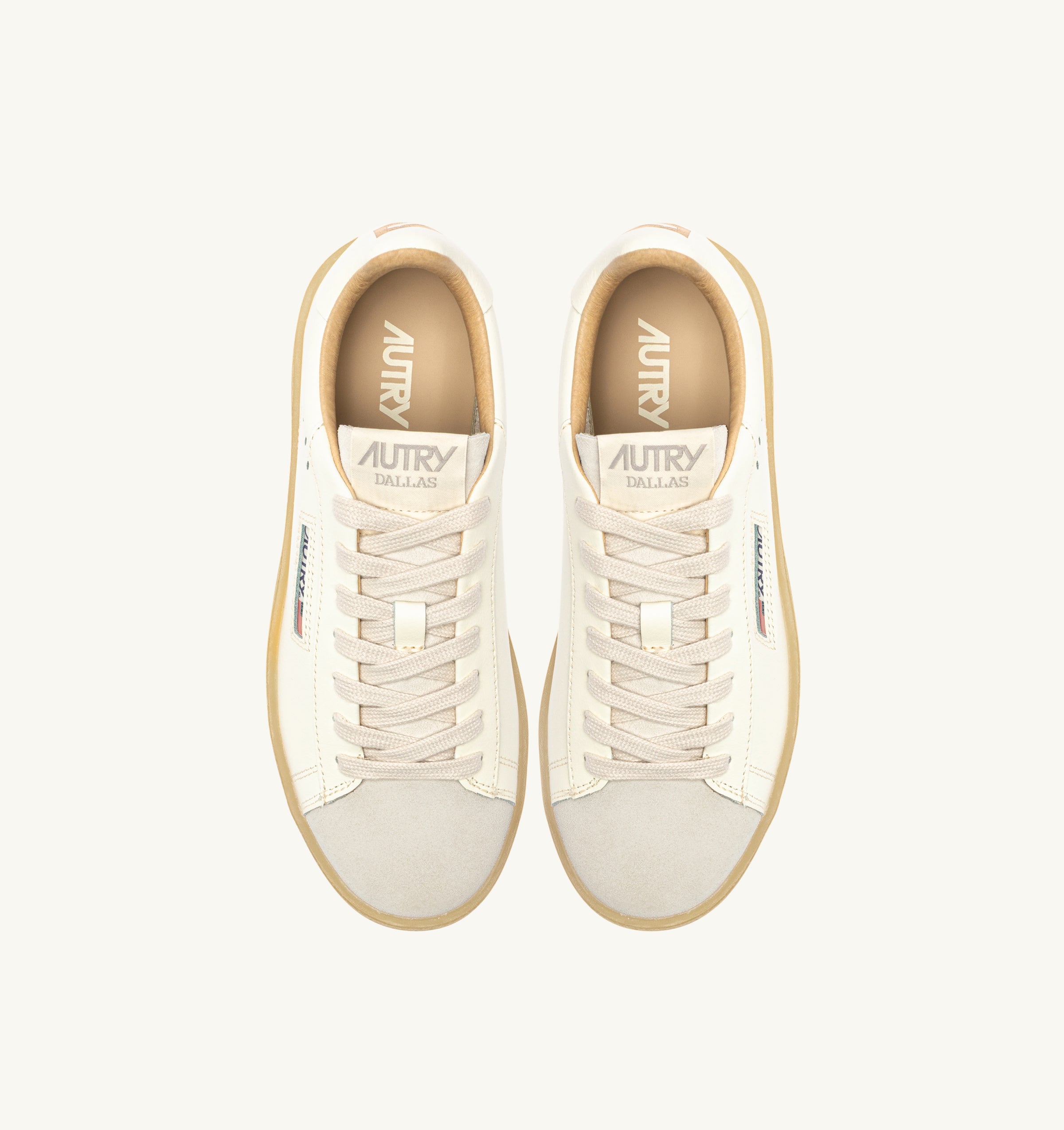 AUTRY Sneaker Uomo DALLAS LOW-White Marshmallow