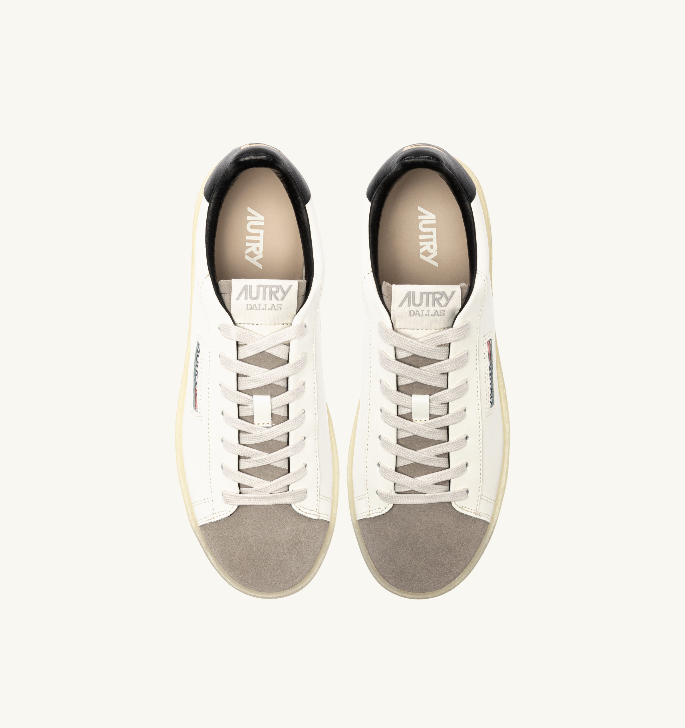 AUTRY Sneaker Uomo DALLAS LOW-White Marshmallow Black