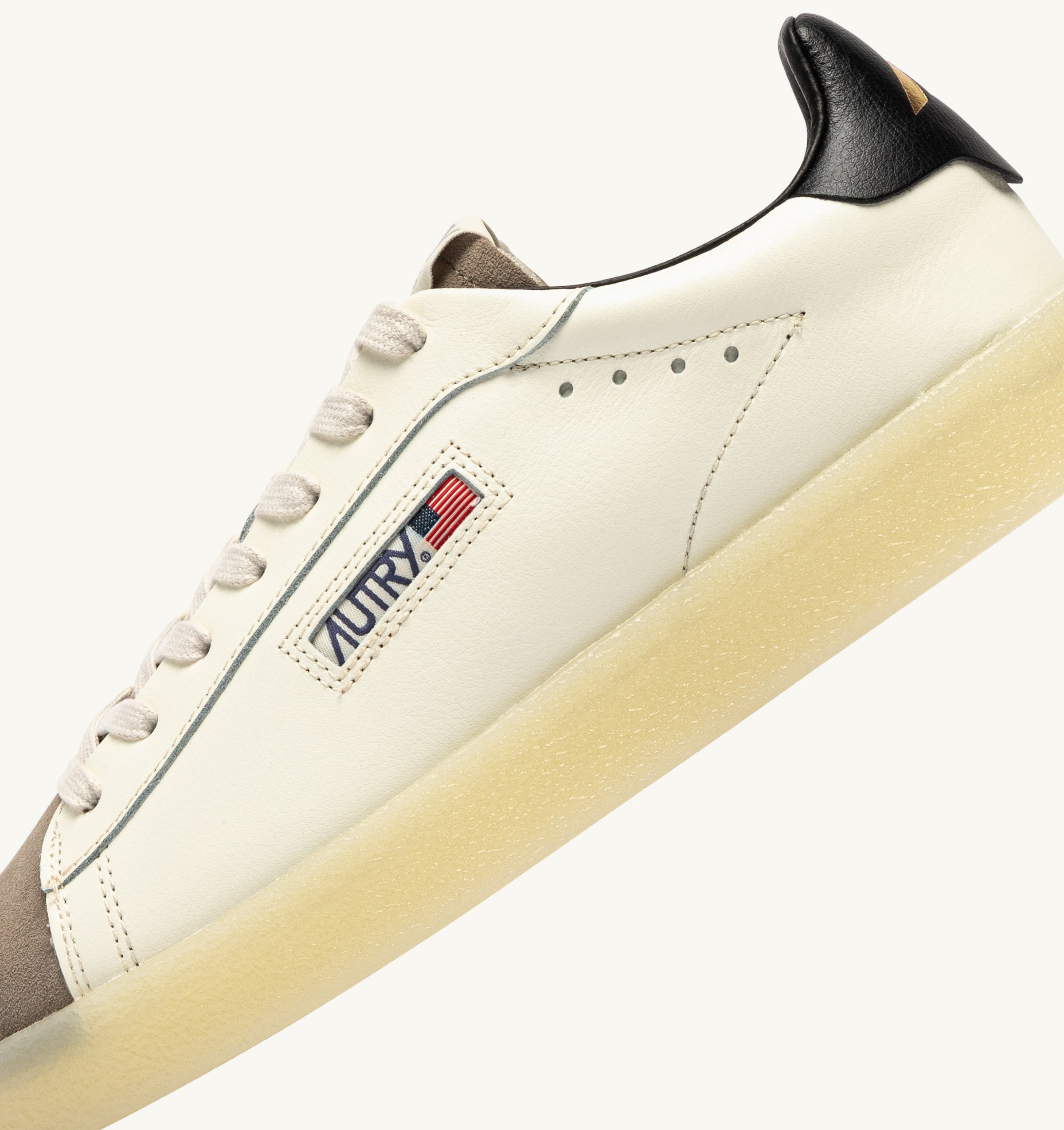 AUTRY Sneaker Uomo DALLAS LOW-White Marshmallow Black