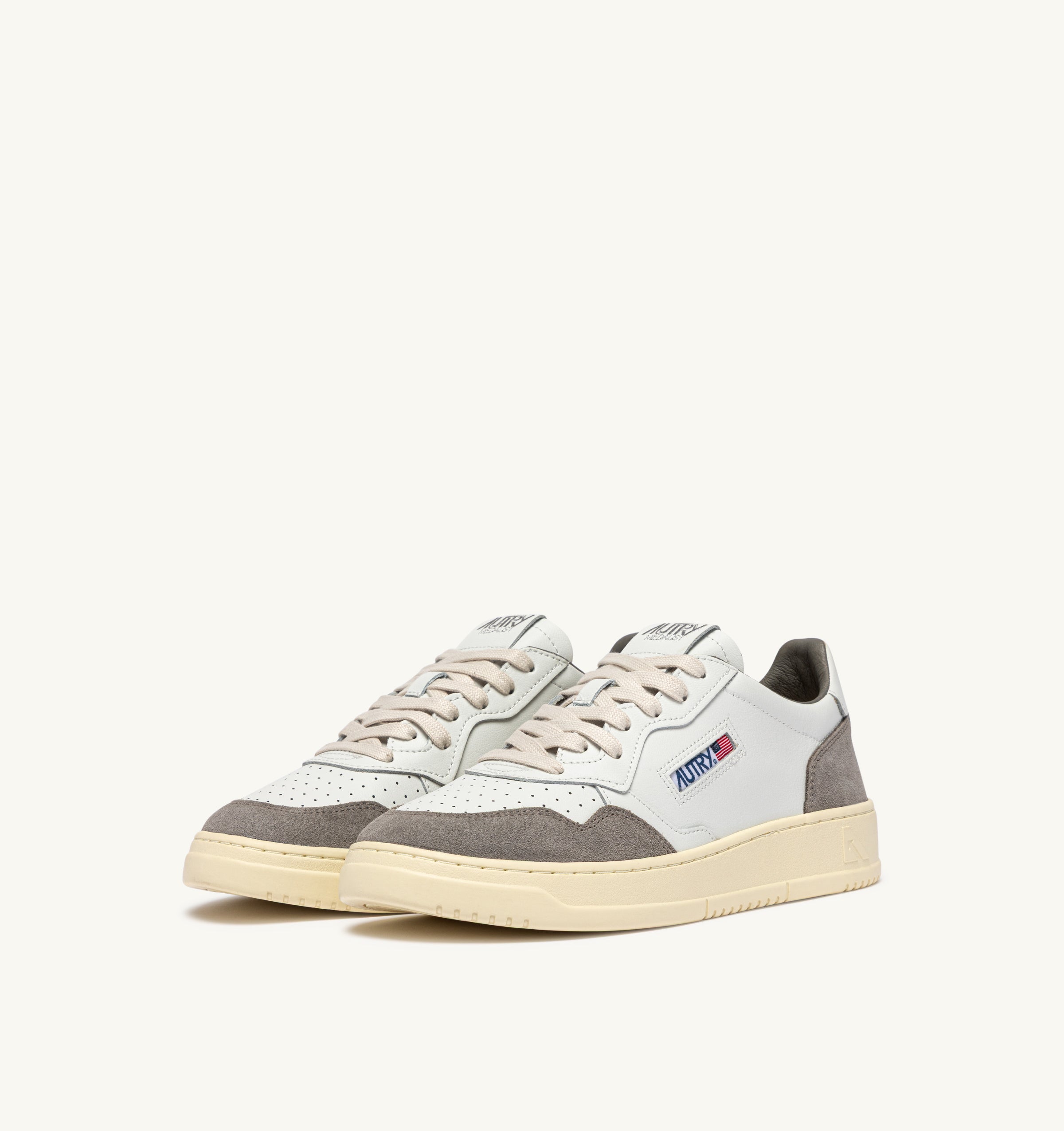 AUTRY Sneaker Uomo MEDALIST LOW-White Cemento