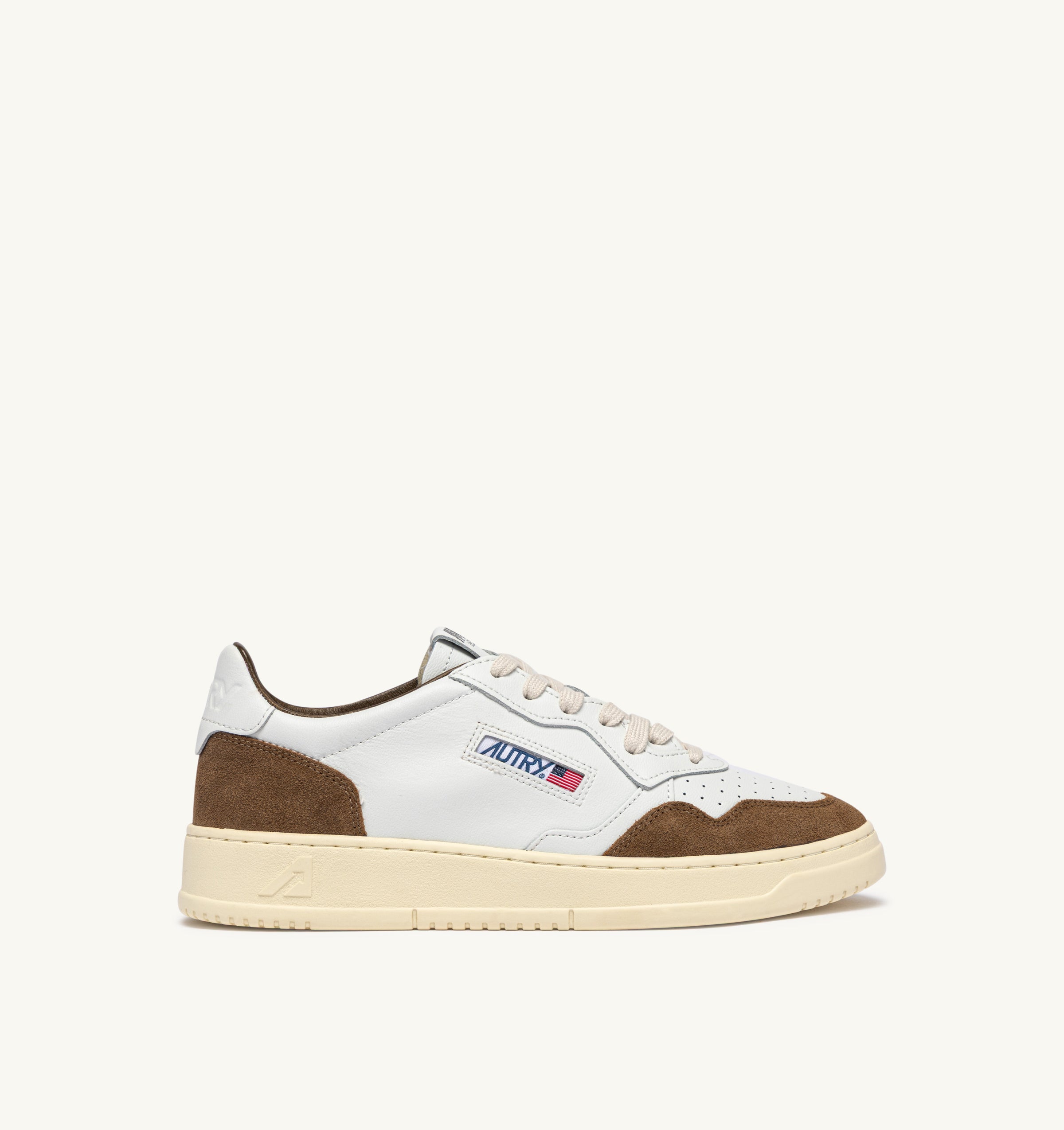 AUTRY Sneaker Uomo MEDALIST LOW-White Tabacco