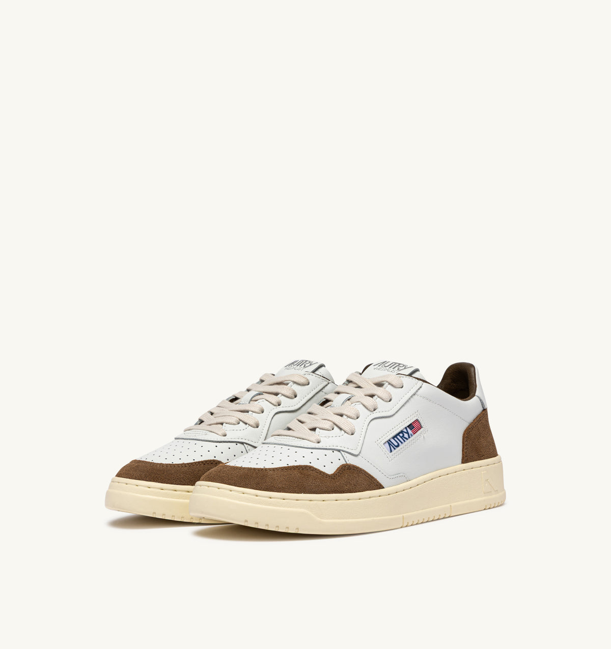 AUTRY Sneaker Uomo MEDALIST LOW-White Tabacco