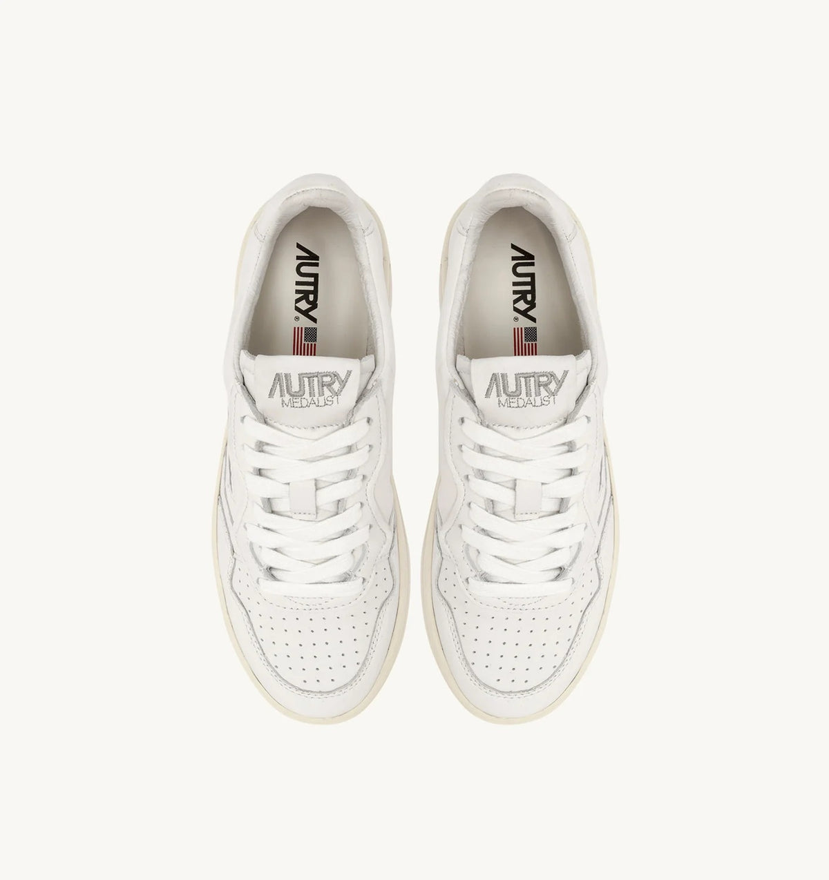 AUTRY Sneaker Uomo MEDIALIST LOW Super Soft-White