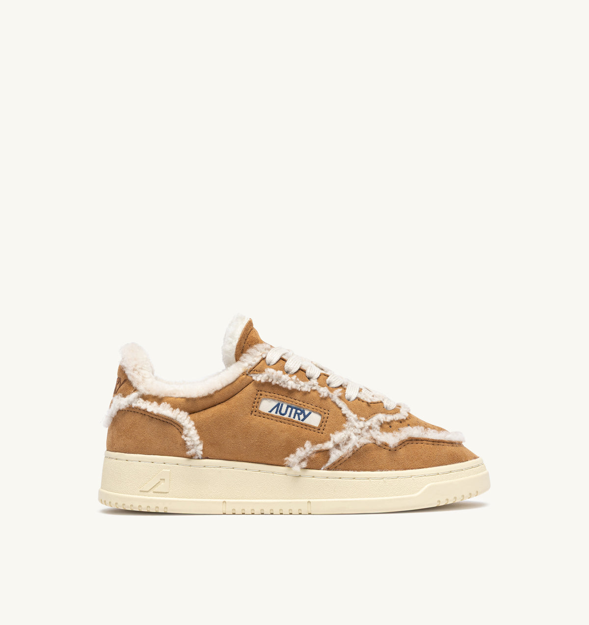 AUTRY Sneaker Uomo MEDIALIST LOW Shearling-Cognac