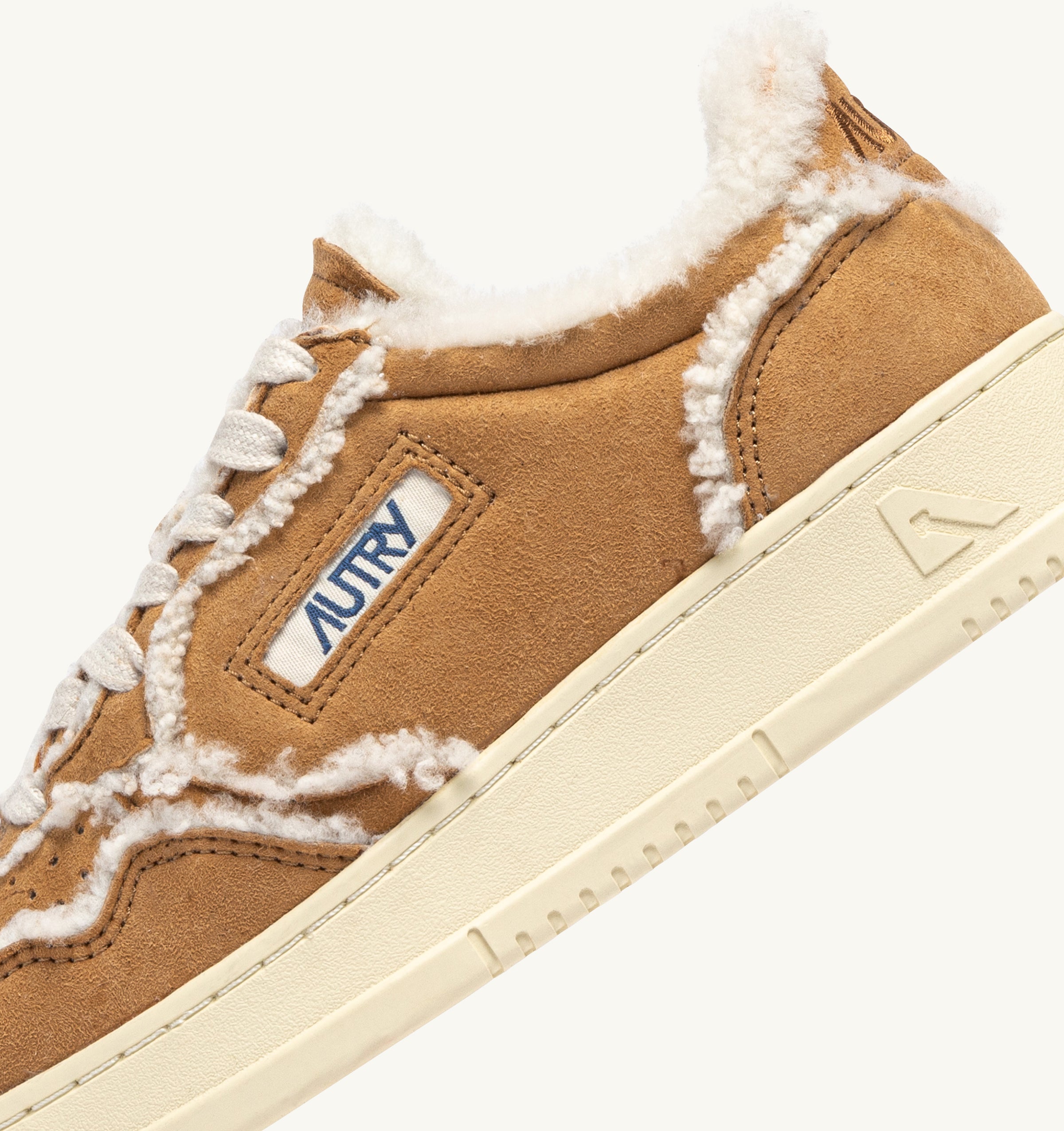AUTRY Sneaker Uomo MEDIALIST LOW Shearling-Cognac