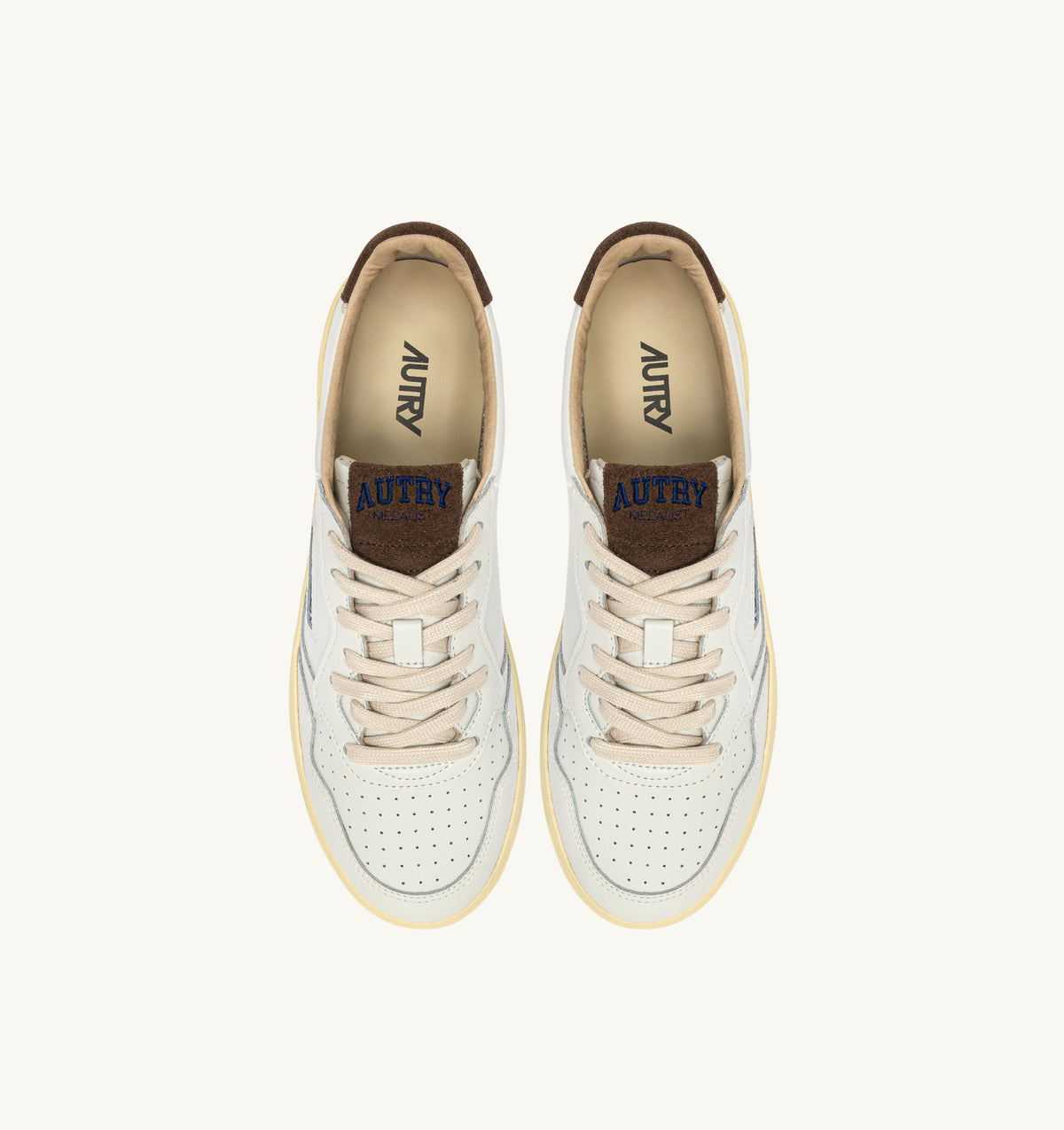 AUTRY Sneaker Uomo MEDALIST LOW-White Chocochip