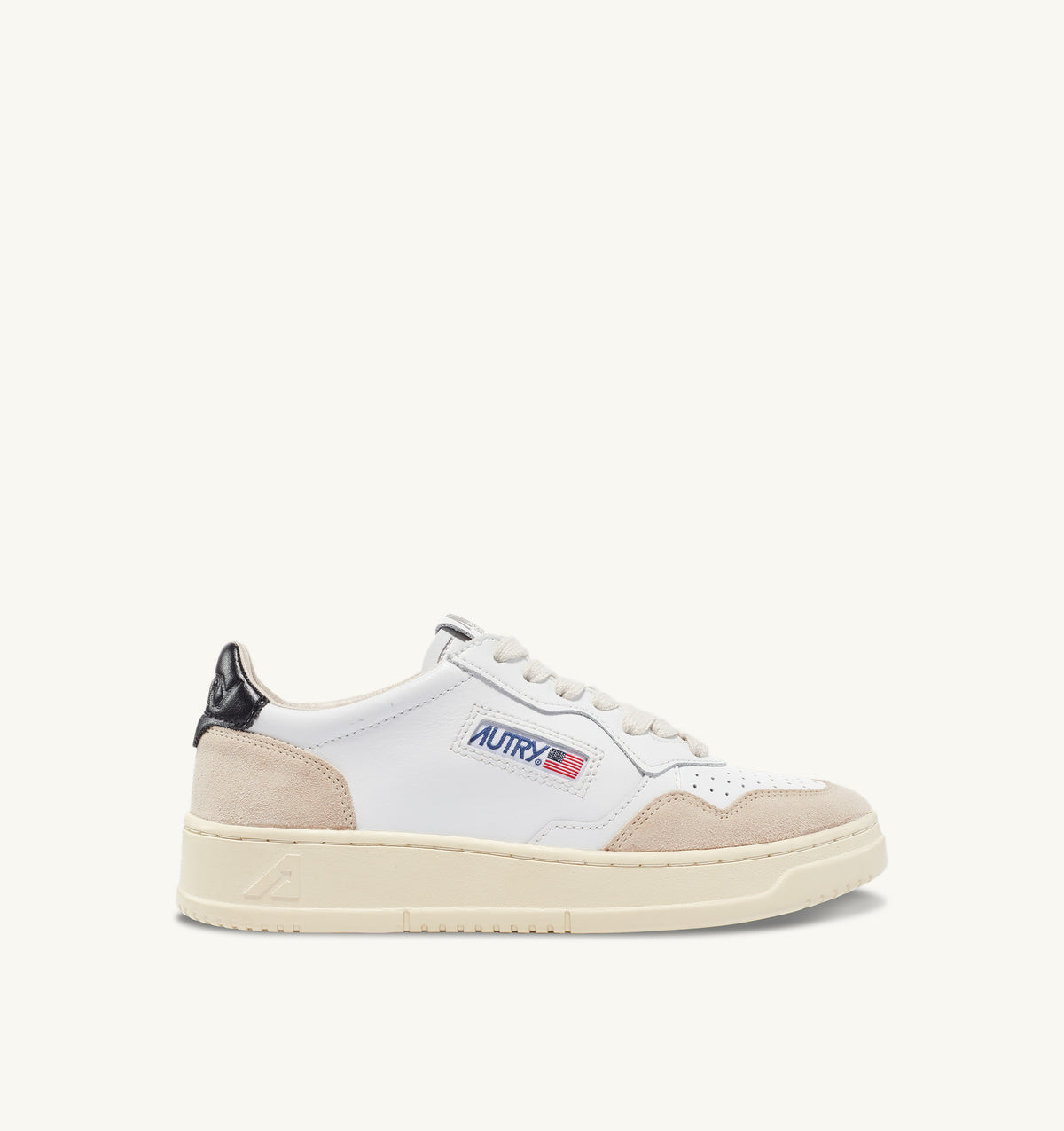 AUTRY Sneaker Uomo Medalist Low-White Beige Black