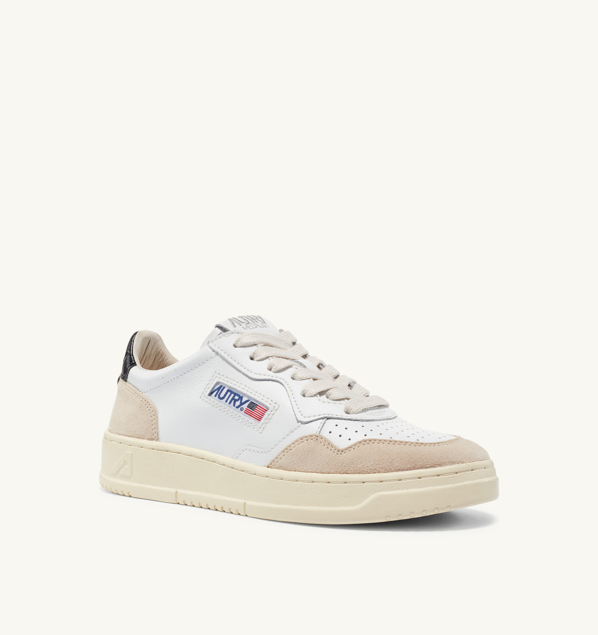 AUTRY Sneaker Uomo Medalist Low-White Beige Black