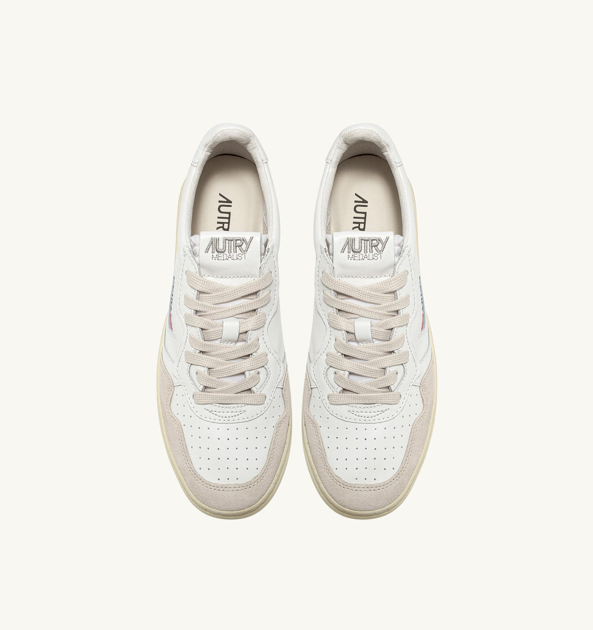 AUTRY Sneaker Uomo Medalist Low-White Beige