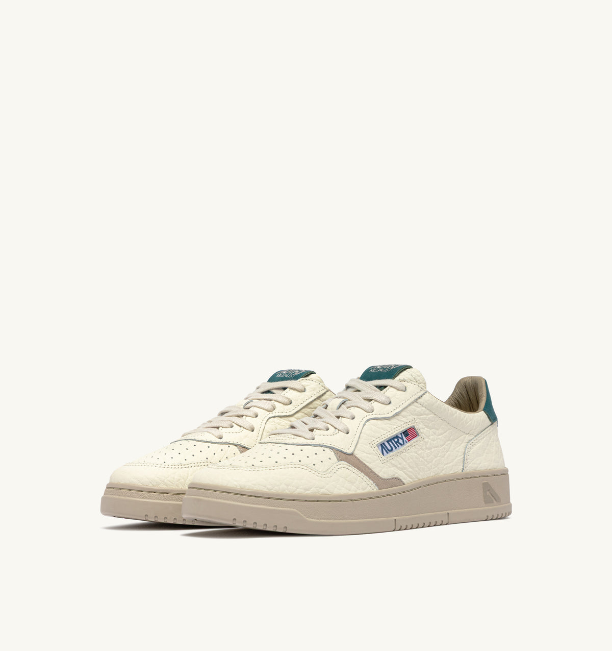 AUTRY Sneaker Uomo MEDALIST LOW-White Dark Sea Featgray