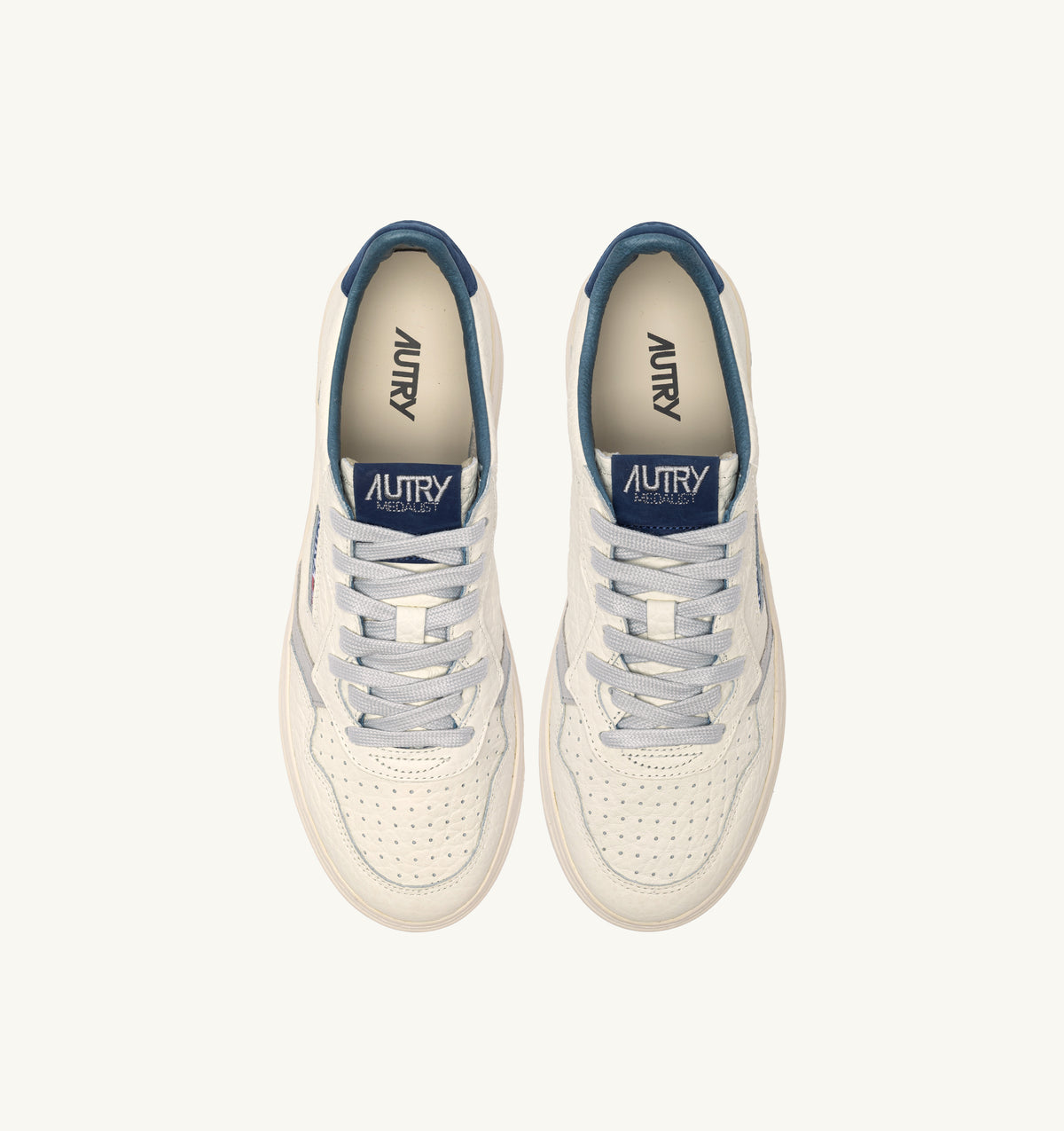 AUTRY Sneaker Uomo MEDALIST LOW-White Blue Depth Vapor