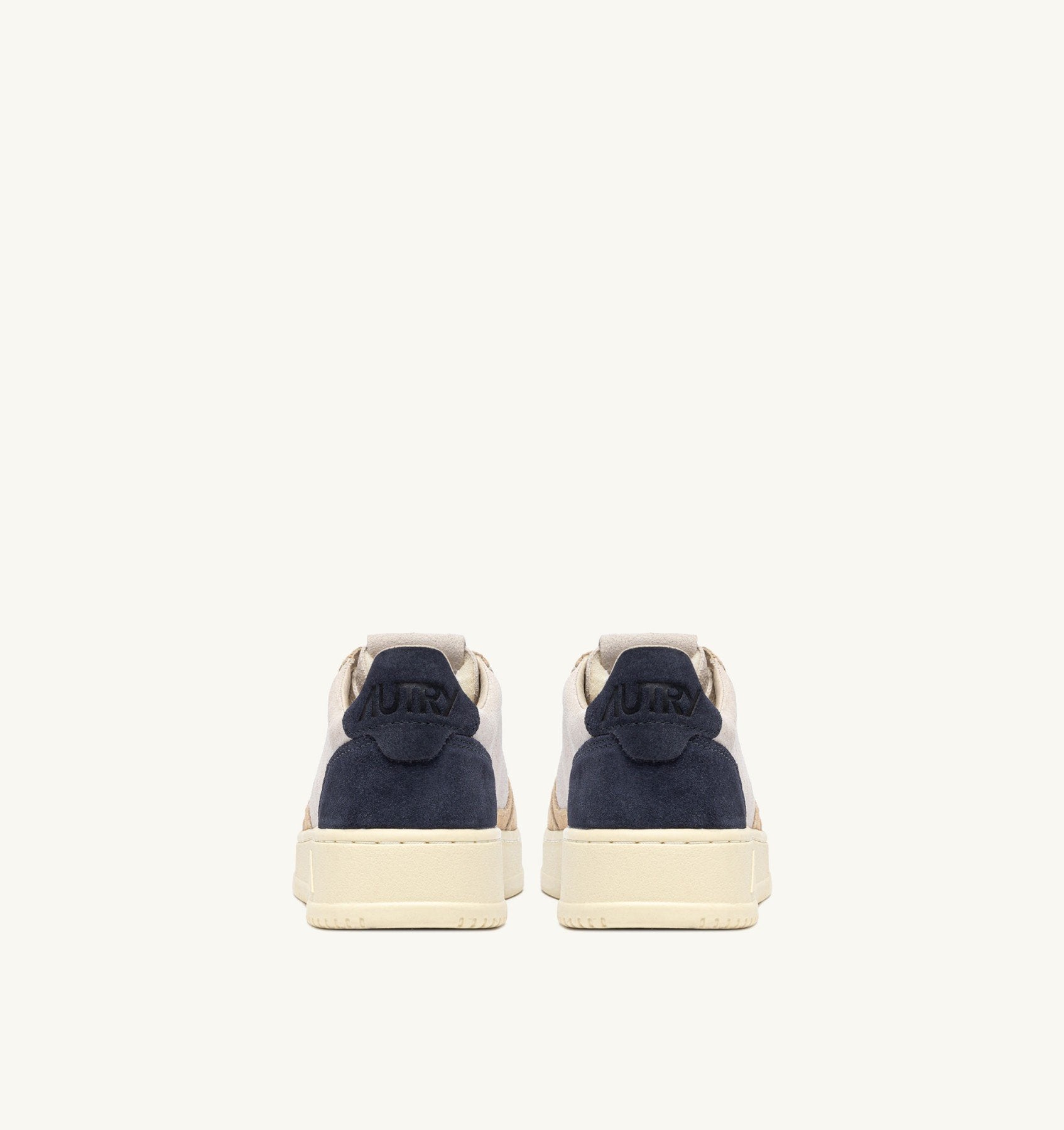 AUTRY Sneaker Uomo Medalist Low Tricolor-White Sand Blu Space