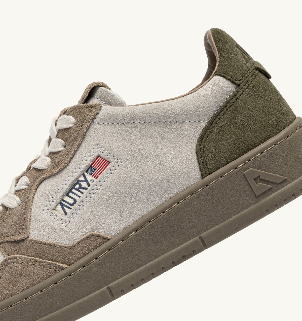 AUTRY Sneaker Uomo MEDALIST LOW-White Antilope Giungla