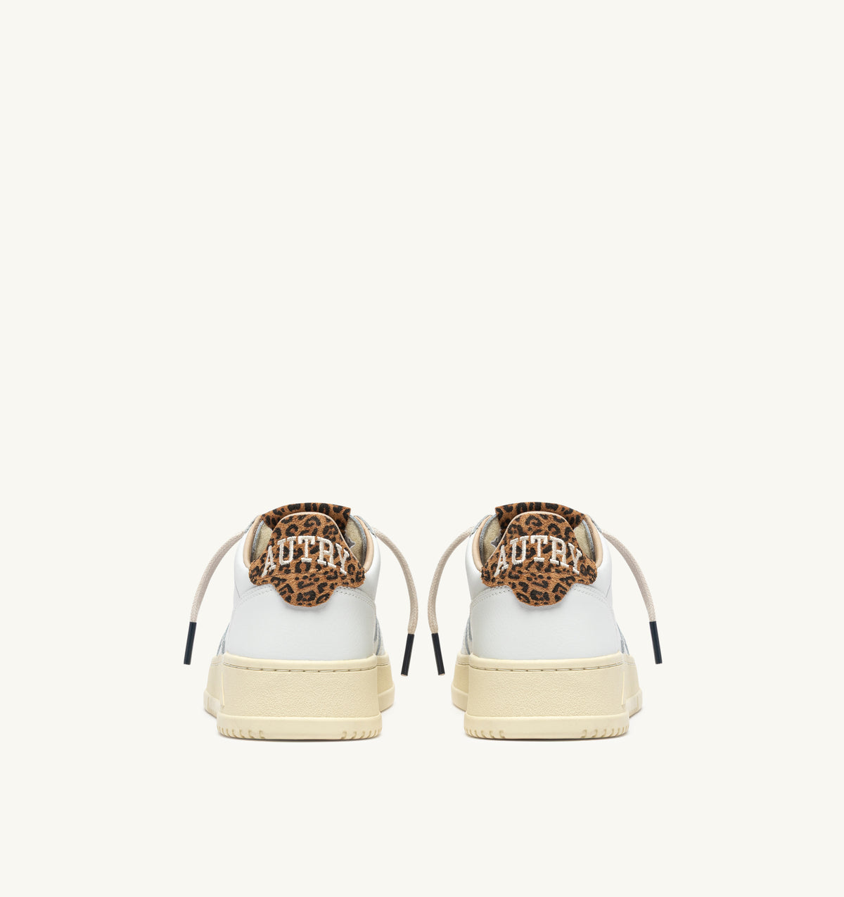 AUTRY Sneaker Donna Medalist Low-White Leo Print