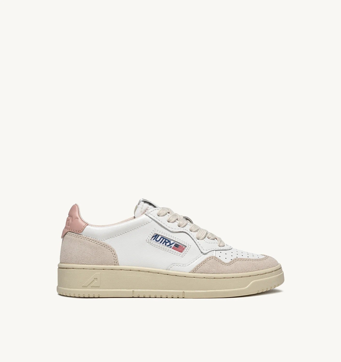AUTRY Sneaker Donna Medalist Low-White Beige Powder