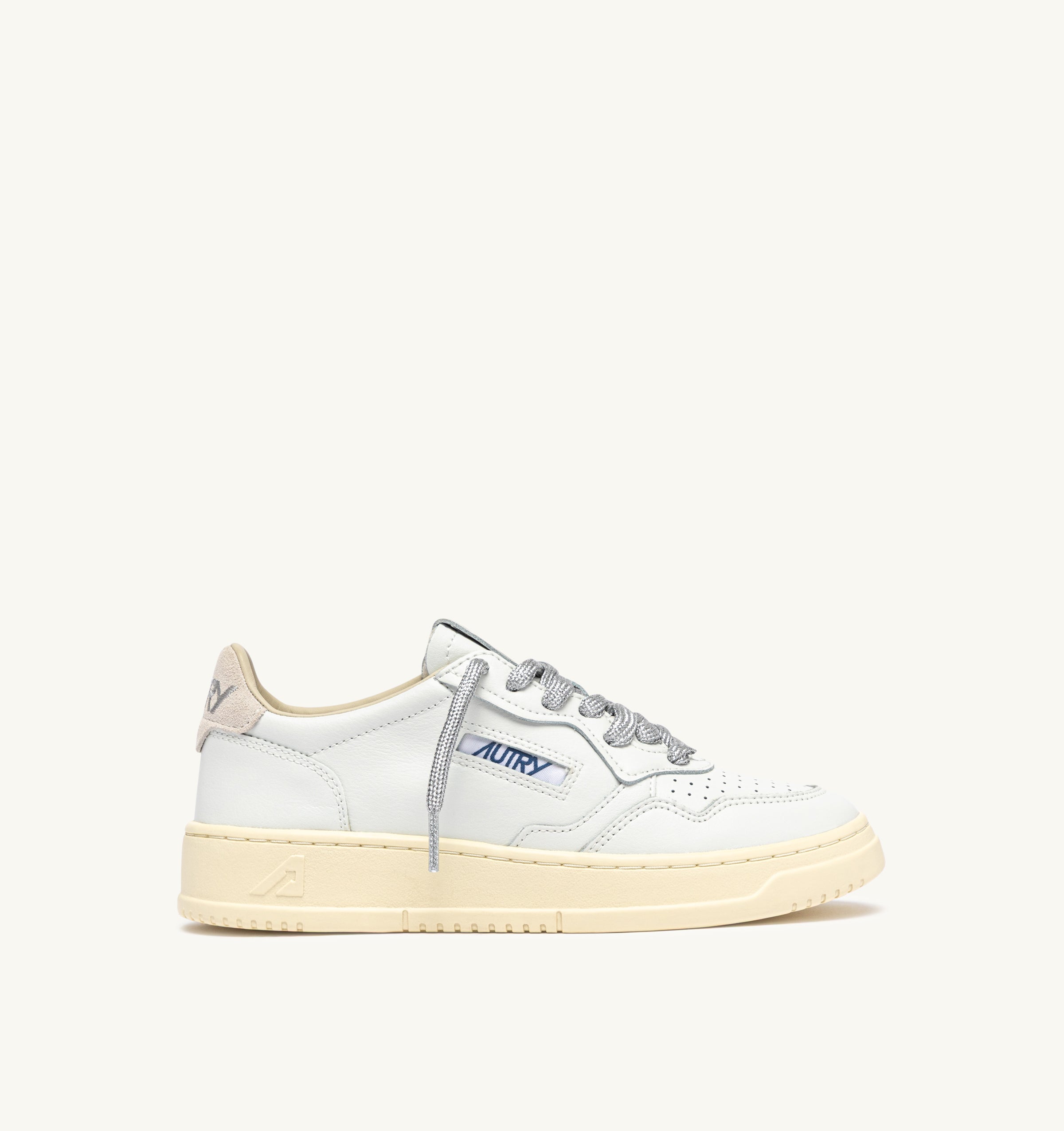 AUTRY Sneaker Donna Medalist Low-White Silver
