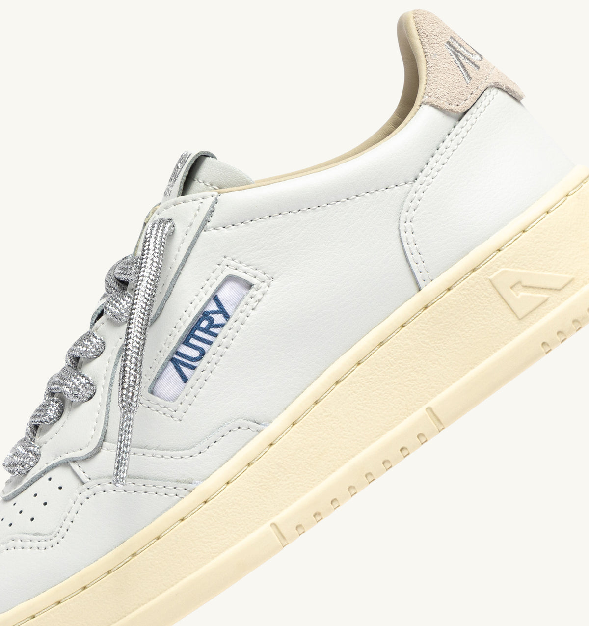 AUTRY Sneaker Donna Medalist Low-White Silver