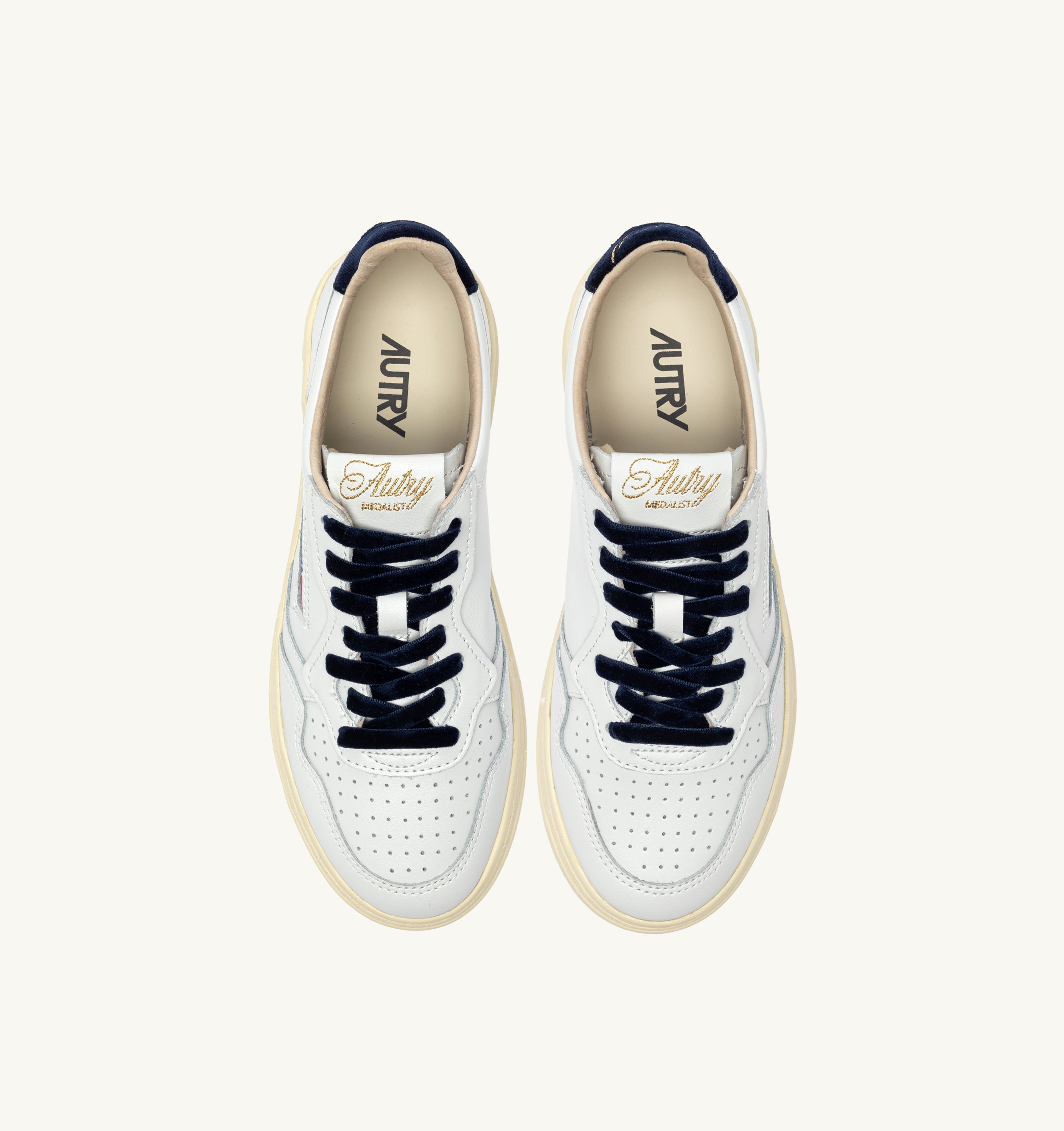 AUTRY Sneaker Donna Medalist Low-White Navy