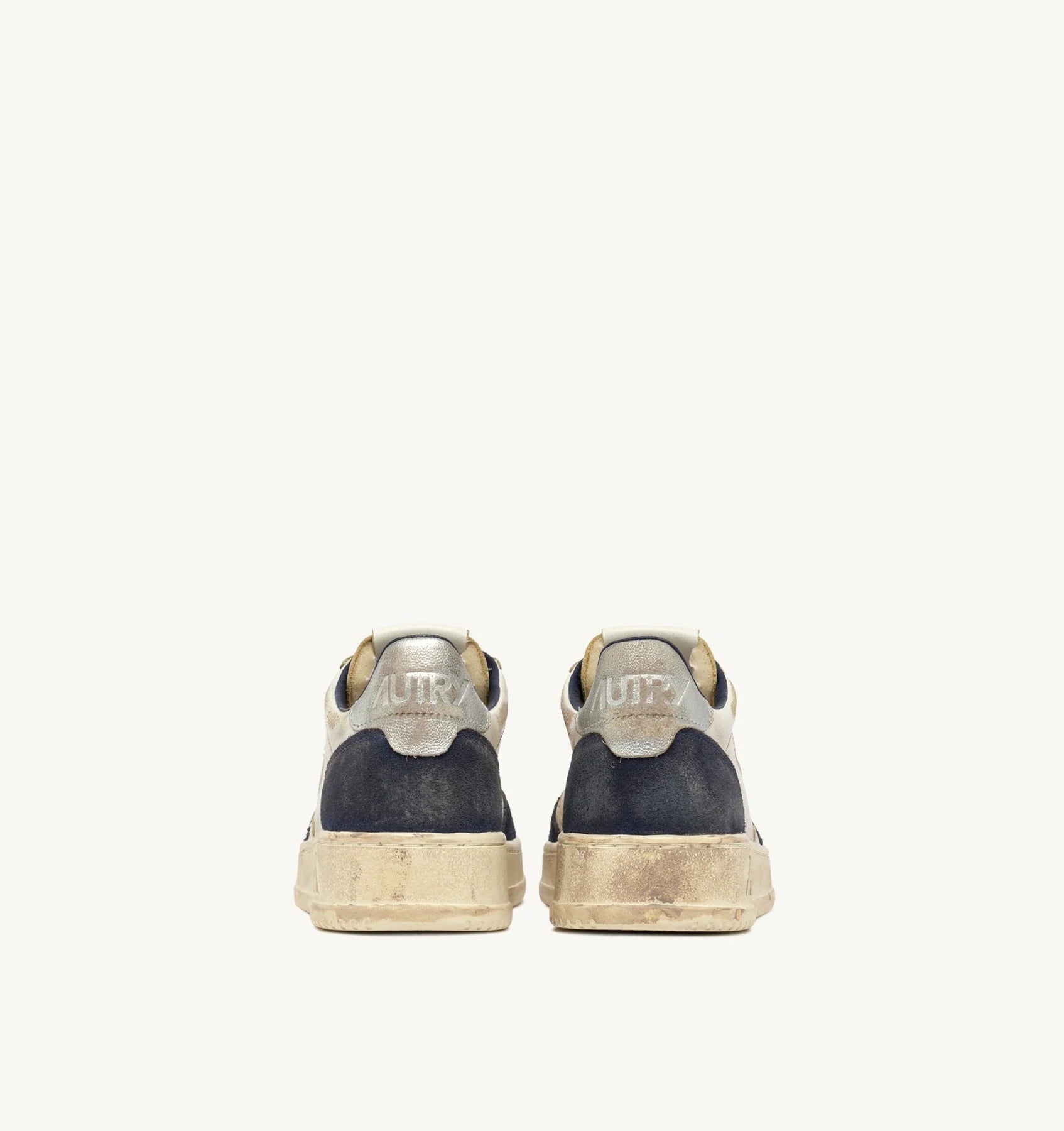 AUTRY Sneaker Uomo Medalist Low Super Vintage-Space Blue Silver