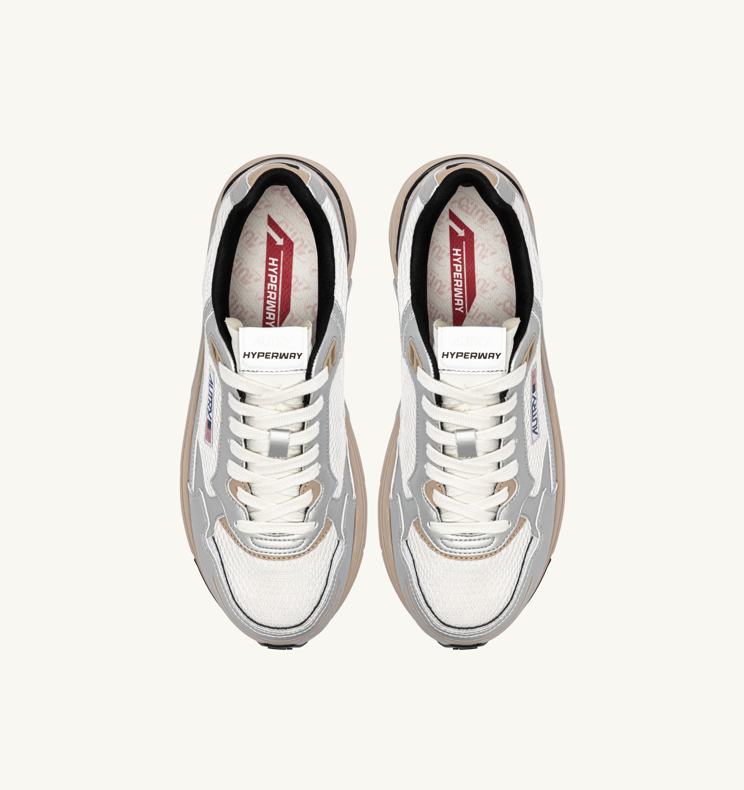 AUTRY Sneaker Uomo HYPERWAY LOW-Silver