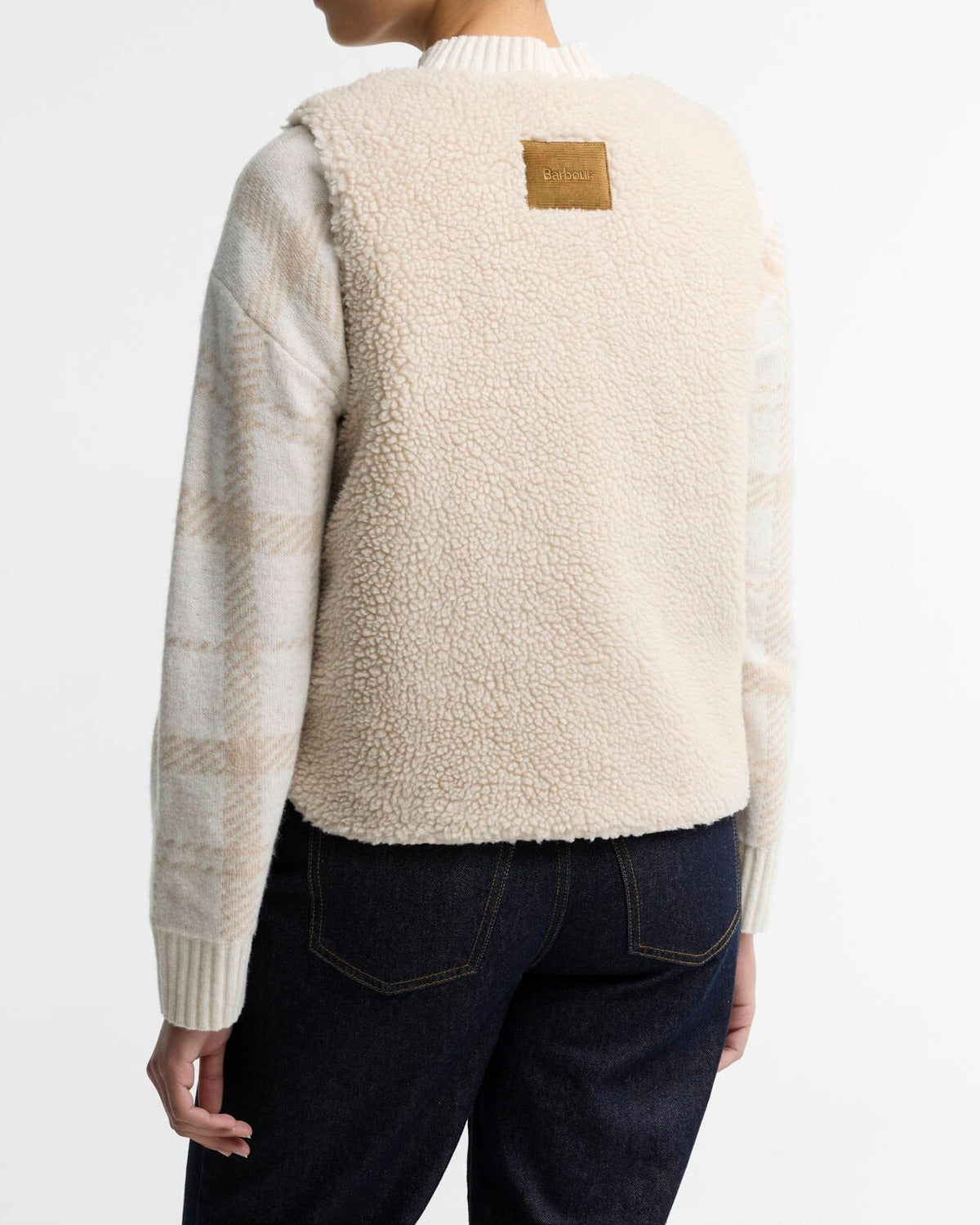 BARBOUR Gilet Donna BOWES-Ecru