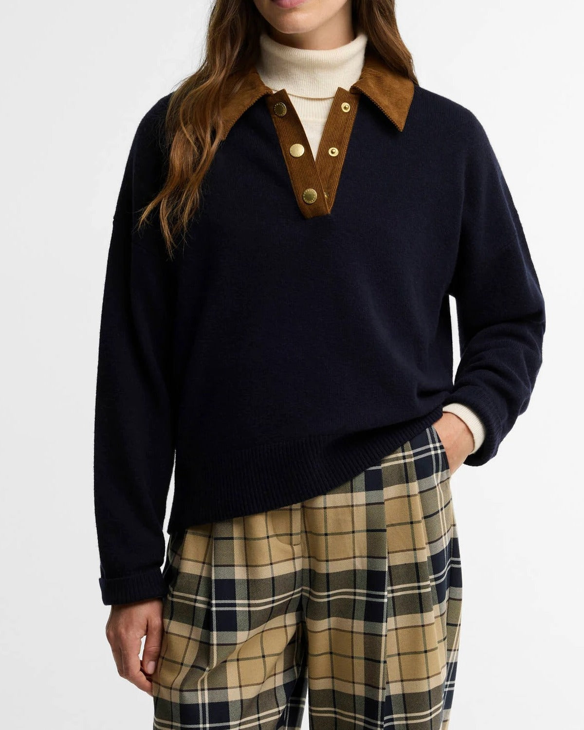 BARBOUR Maglione Donna Polo RAVENSHILL-Navy