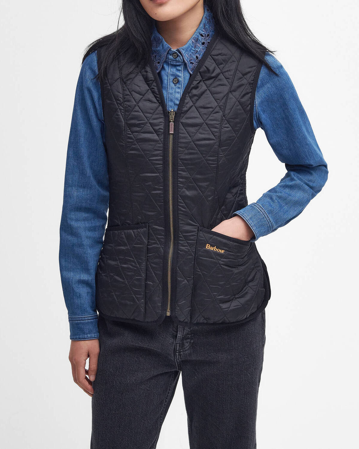 BARBOUR Smanicato Donna Betty Liner-Black