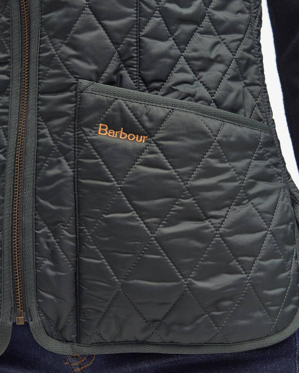 BARBOUR Smanicato Donna Betty Liner-Dark Olive