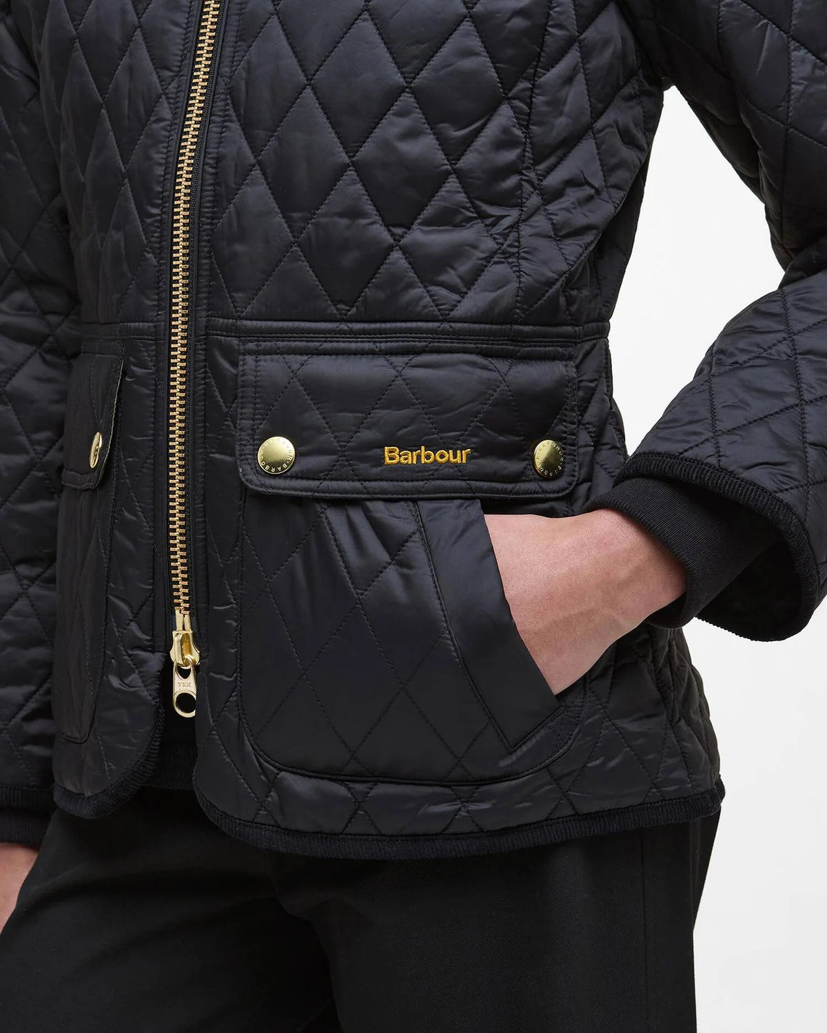 BARBOUR Giacca Donna BEADNELL QUILTED-Black/Classic