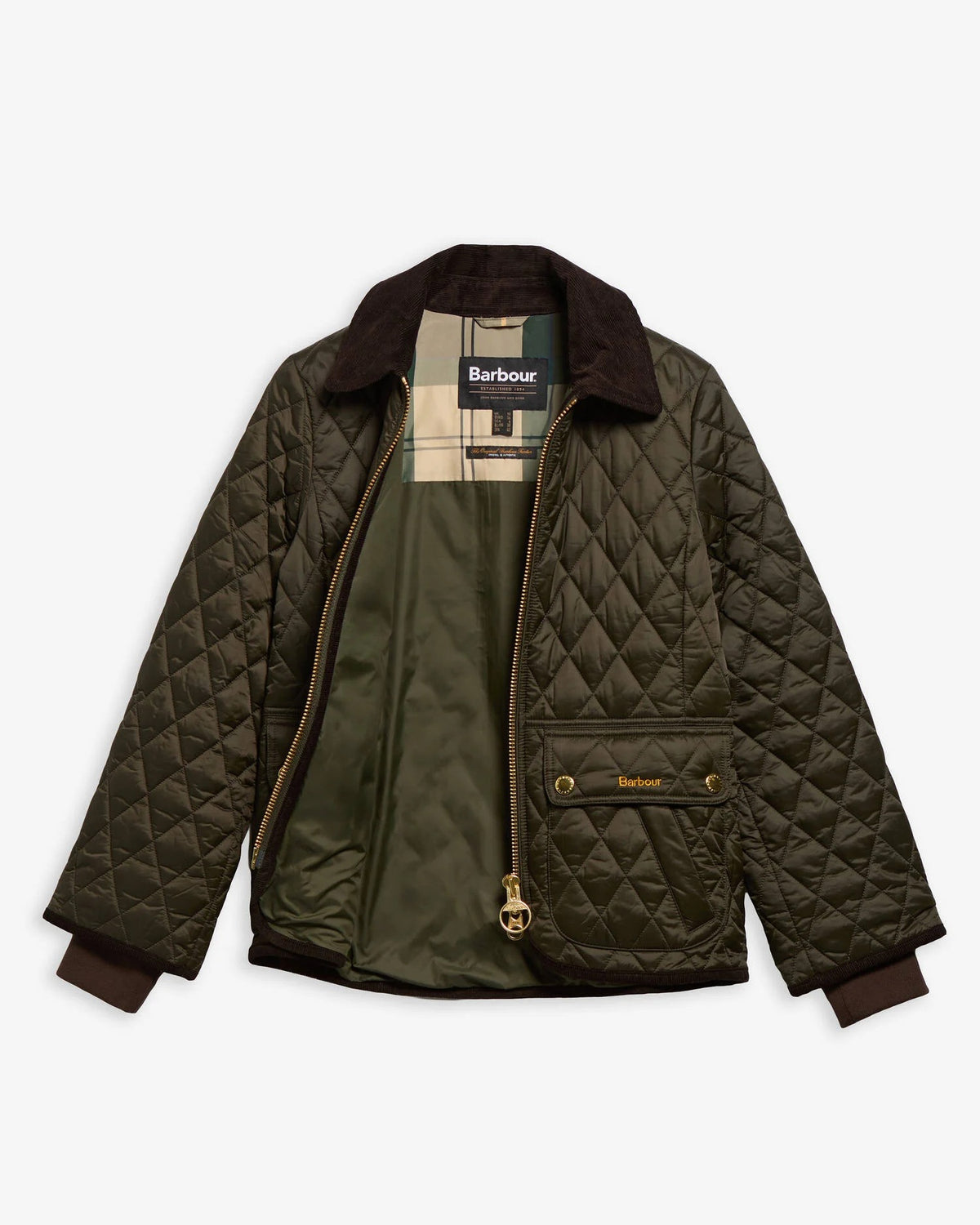 BARBOUR Giacca Donna BEADNELL QUILTED-Sage/Ancient