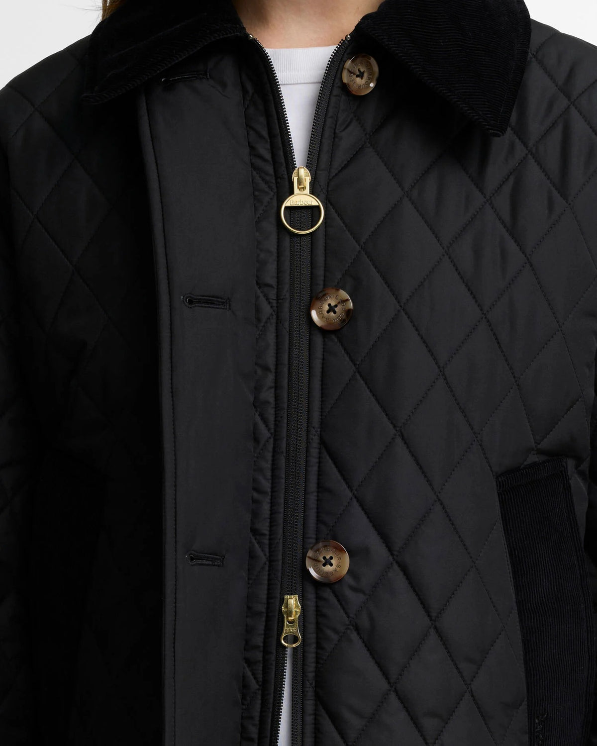 BARBOUR Giacca Donna MOIRA QUILTED-Black/Shadow Classic