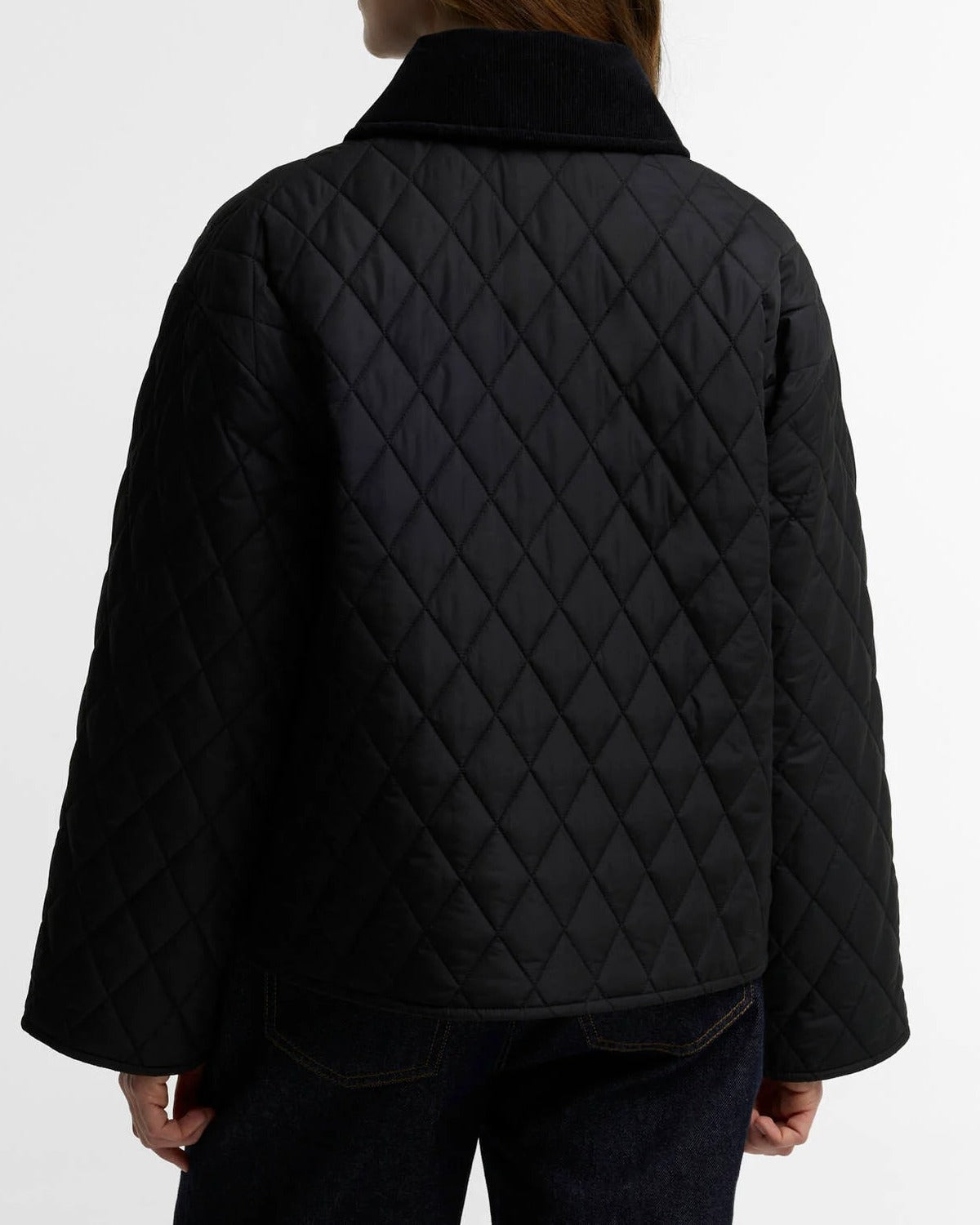 BARBOUR Giacca Donna MOIRA QUILTED-Black/Shadow Classic