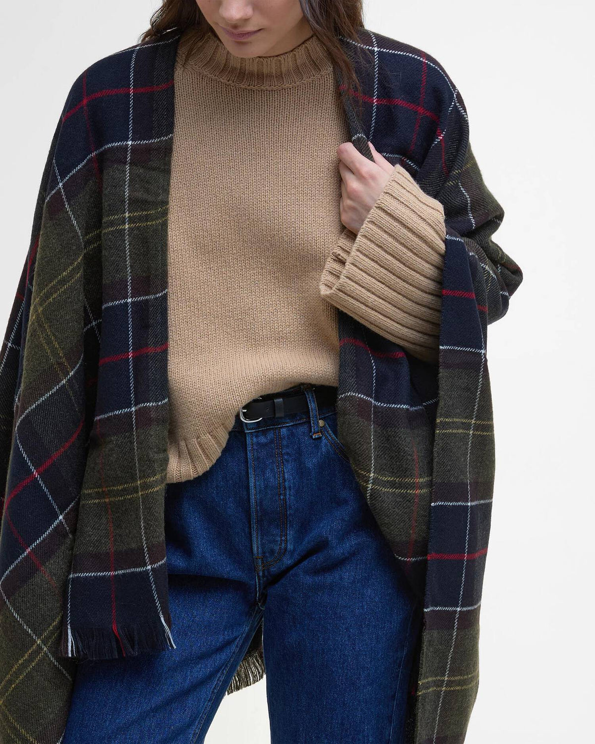 BARBOUR Scialle Donna Staffin Tartan Serape-Classic Tartan