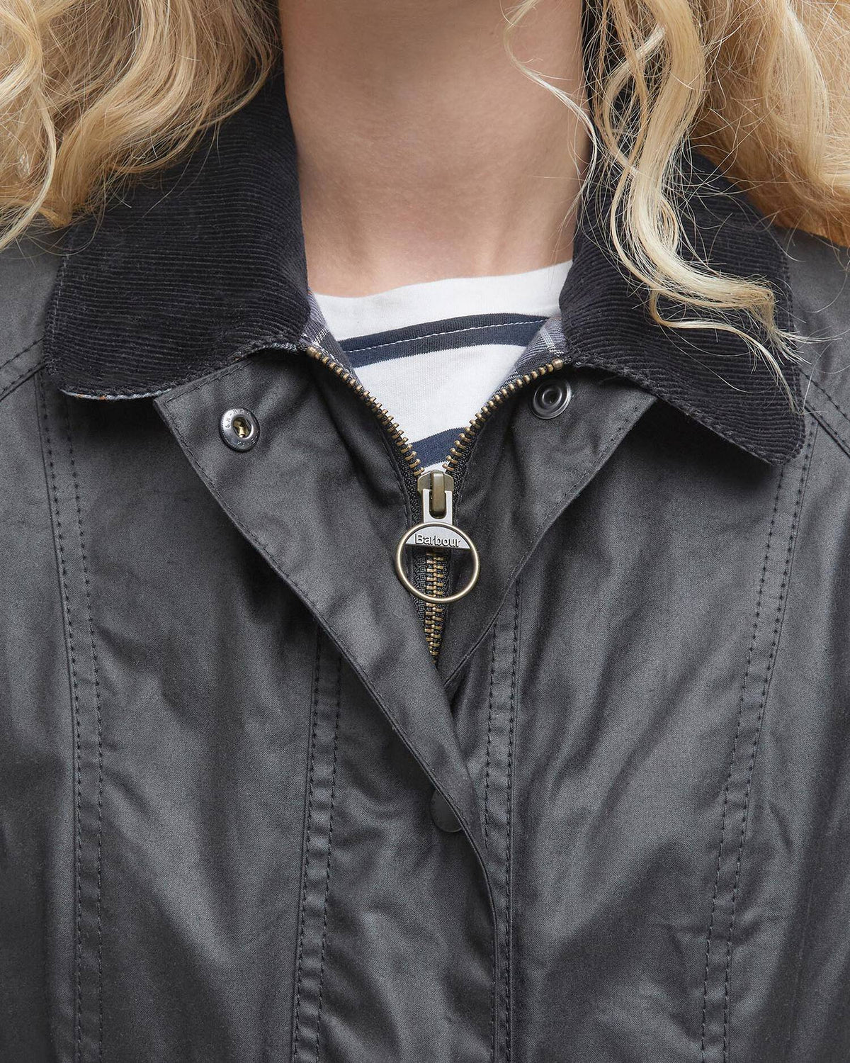 BARBOUR Giacca Donna Beadnell Wax-Classic Black