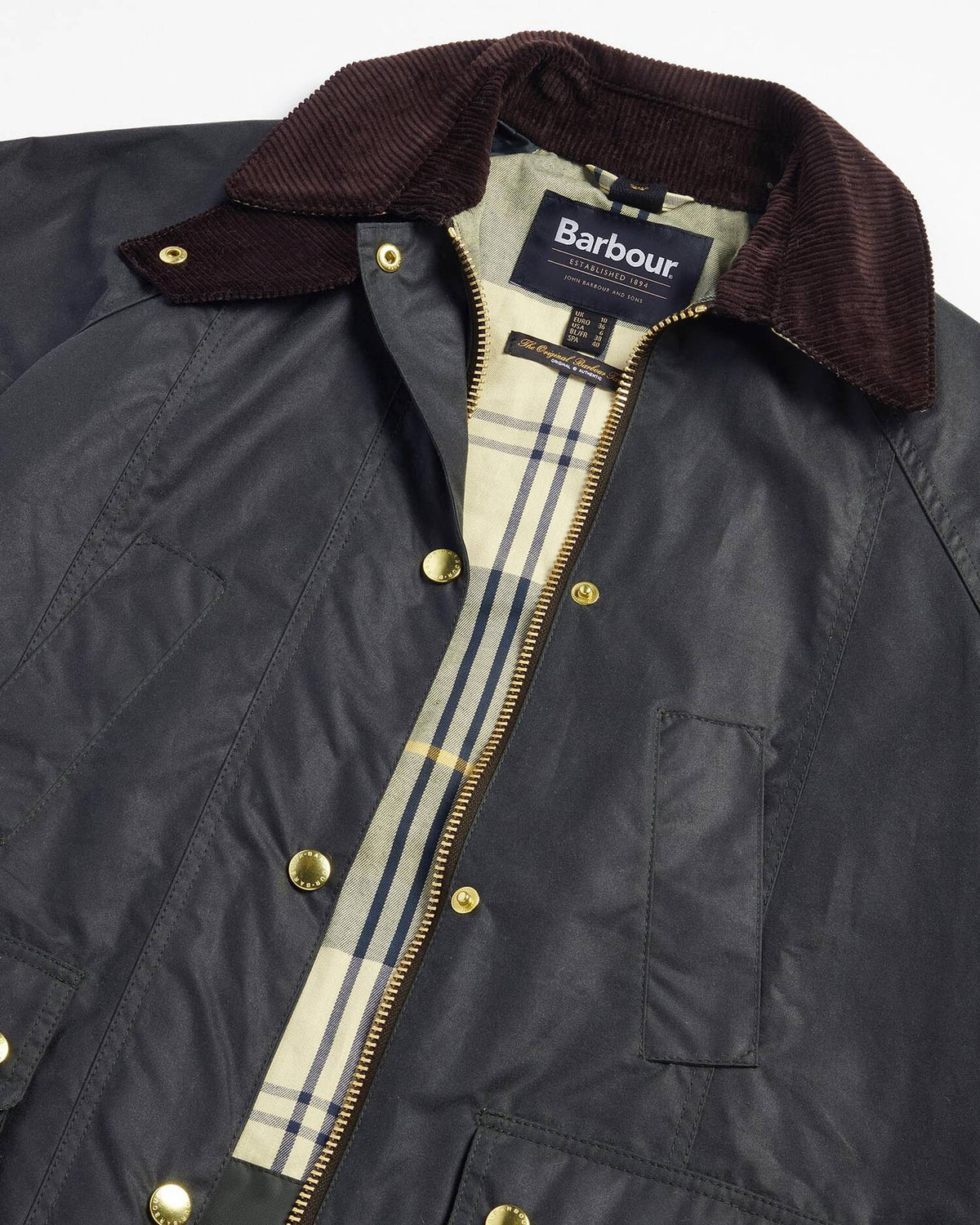 BARBOUR Giacca Donna Modern Beadnell Wax-Sage Ancient