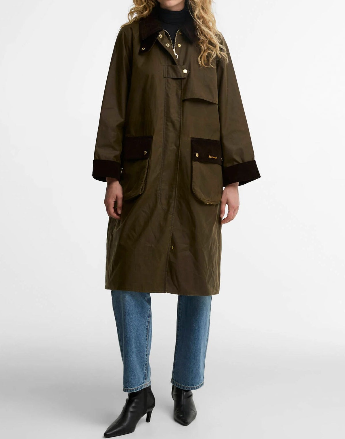 BARBOUR Giacca Donna KIRKLEES WAX-Beech
