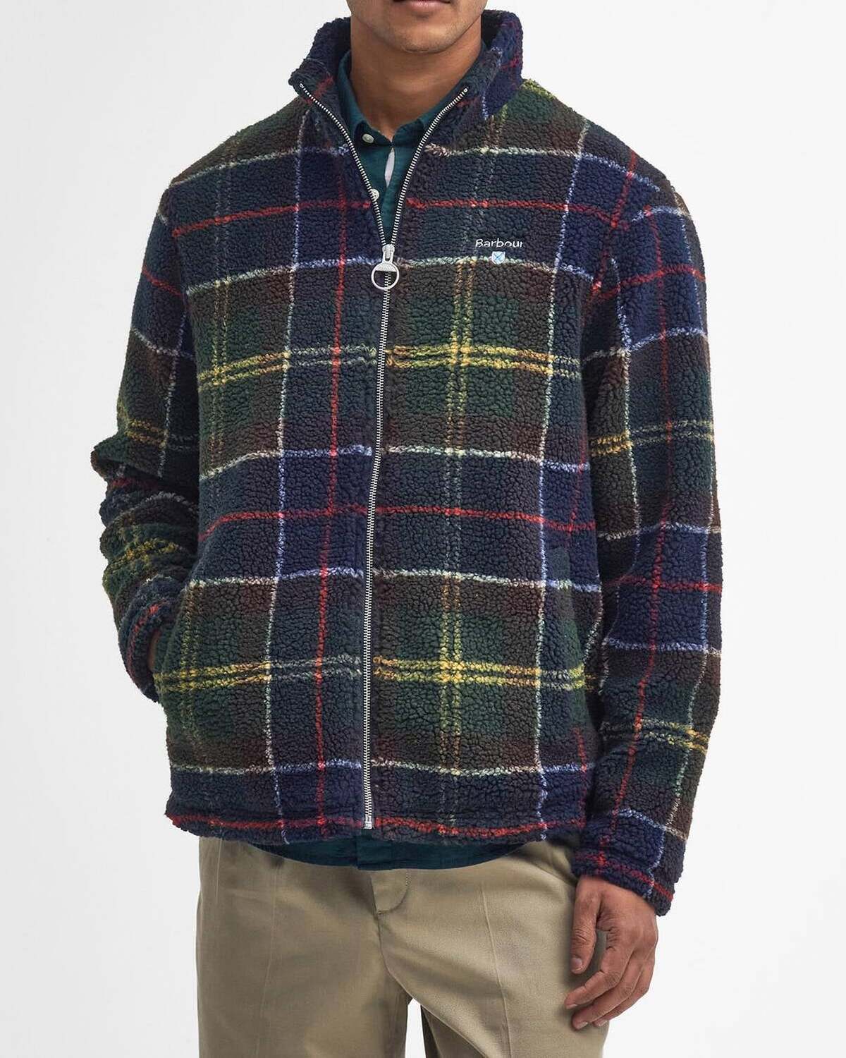 BARBOUR Felpa Uomo Sherpa-Classic Tartan