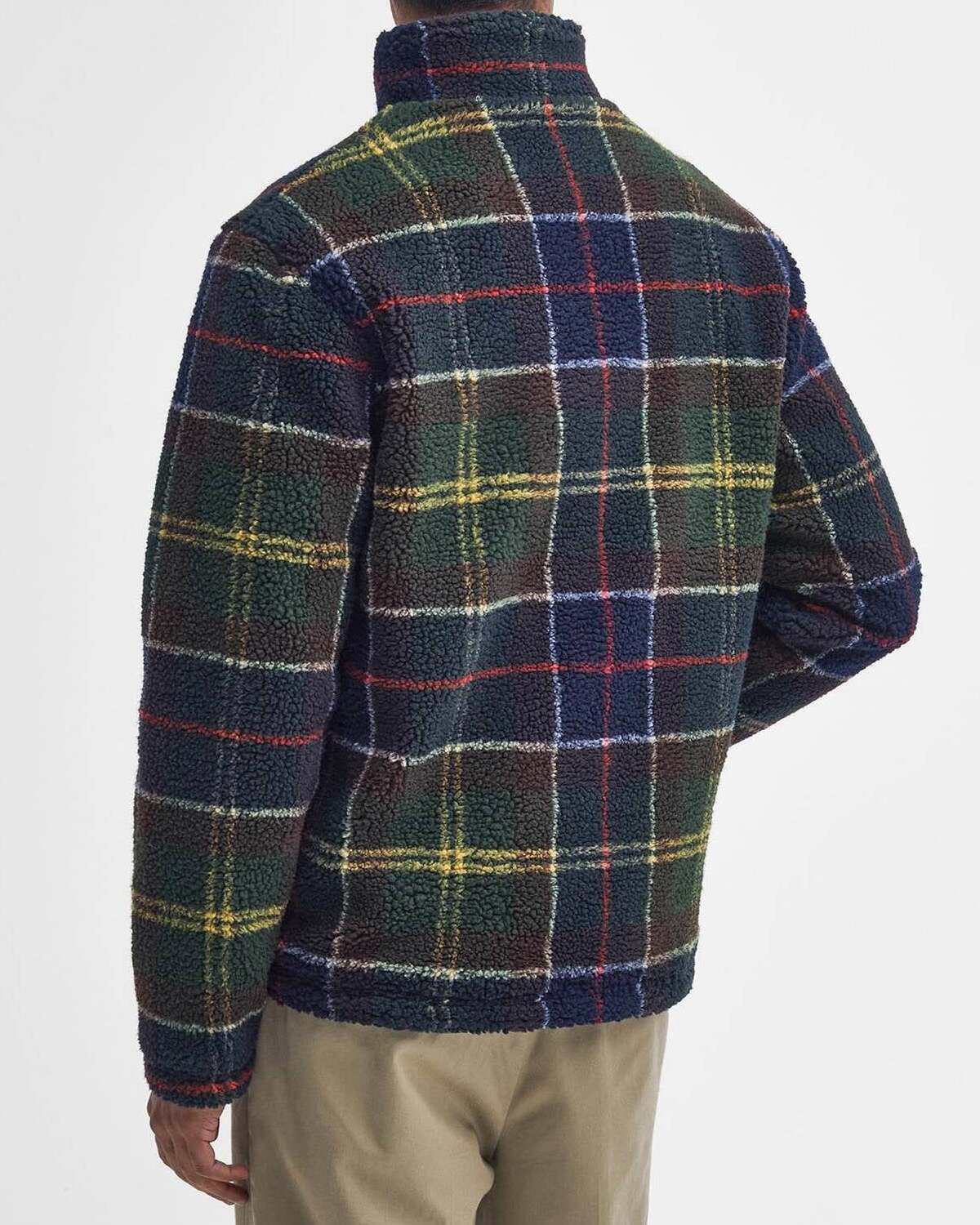 BARBOUR Felpa Uomo Sherpa-Classic Tartan