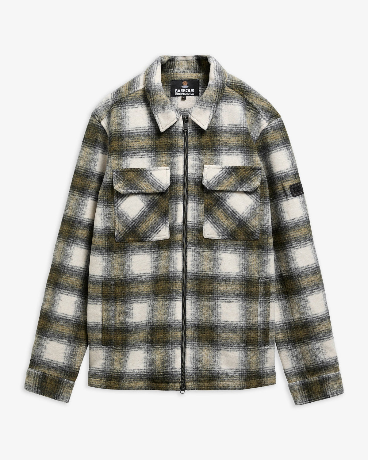 BARBOUR Camicia Uomo Overshirt CLAYTON-Fir Green