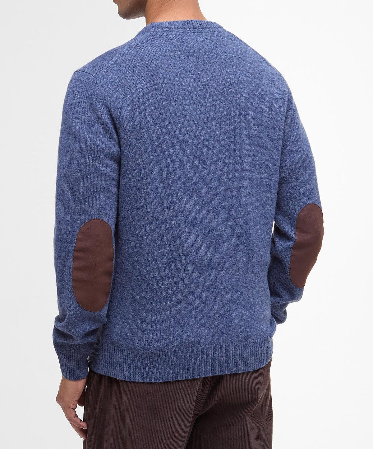 BARBOUR Maglia Uomo ESSENTIAL PATCH CREW-Indigo