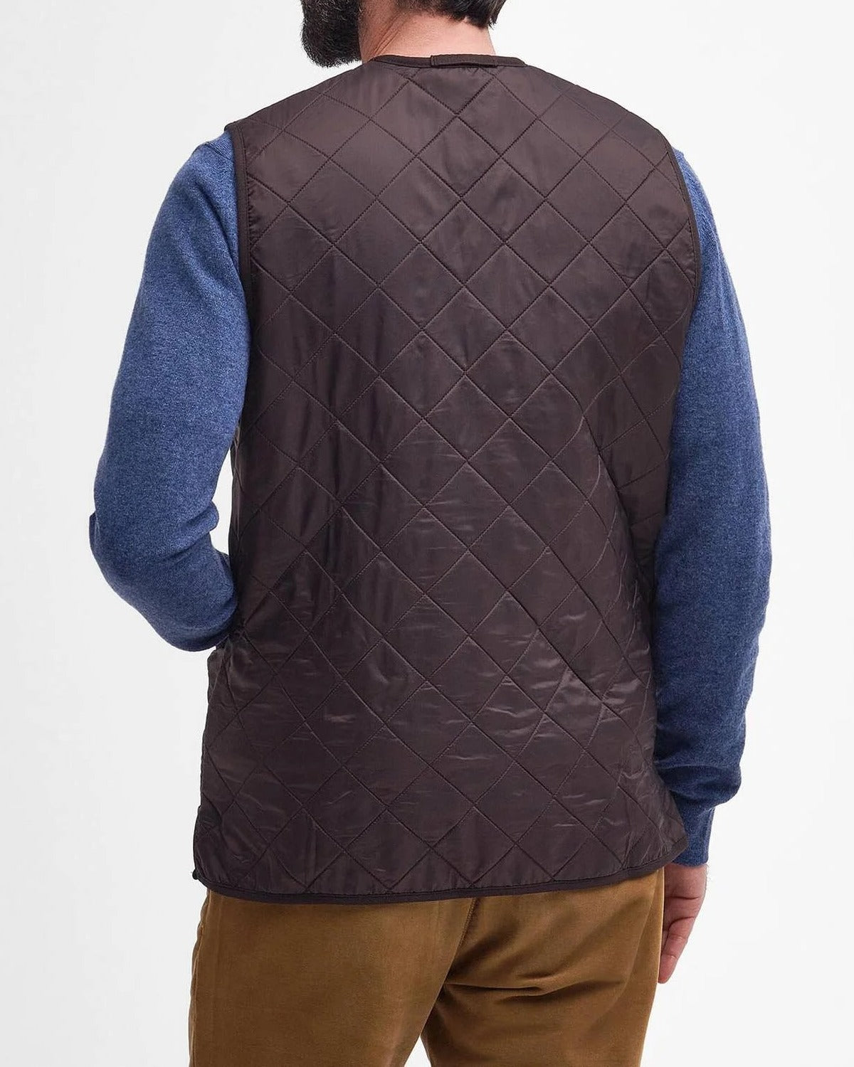 BARBOUR Gilet Uomo Polarquilt-Brown