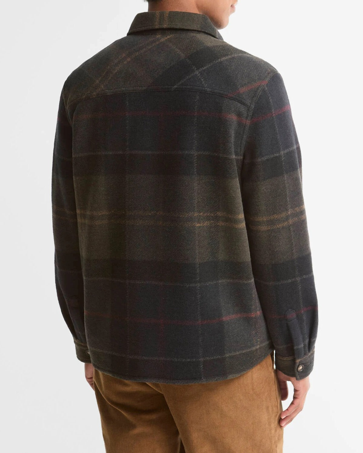 BARBOUR Camicia Uomo Overshirt WOODLANE-Shadow Classic Tartan