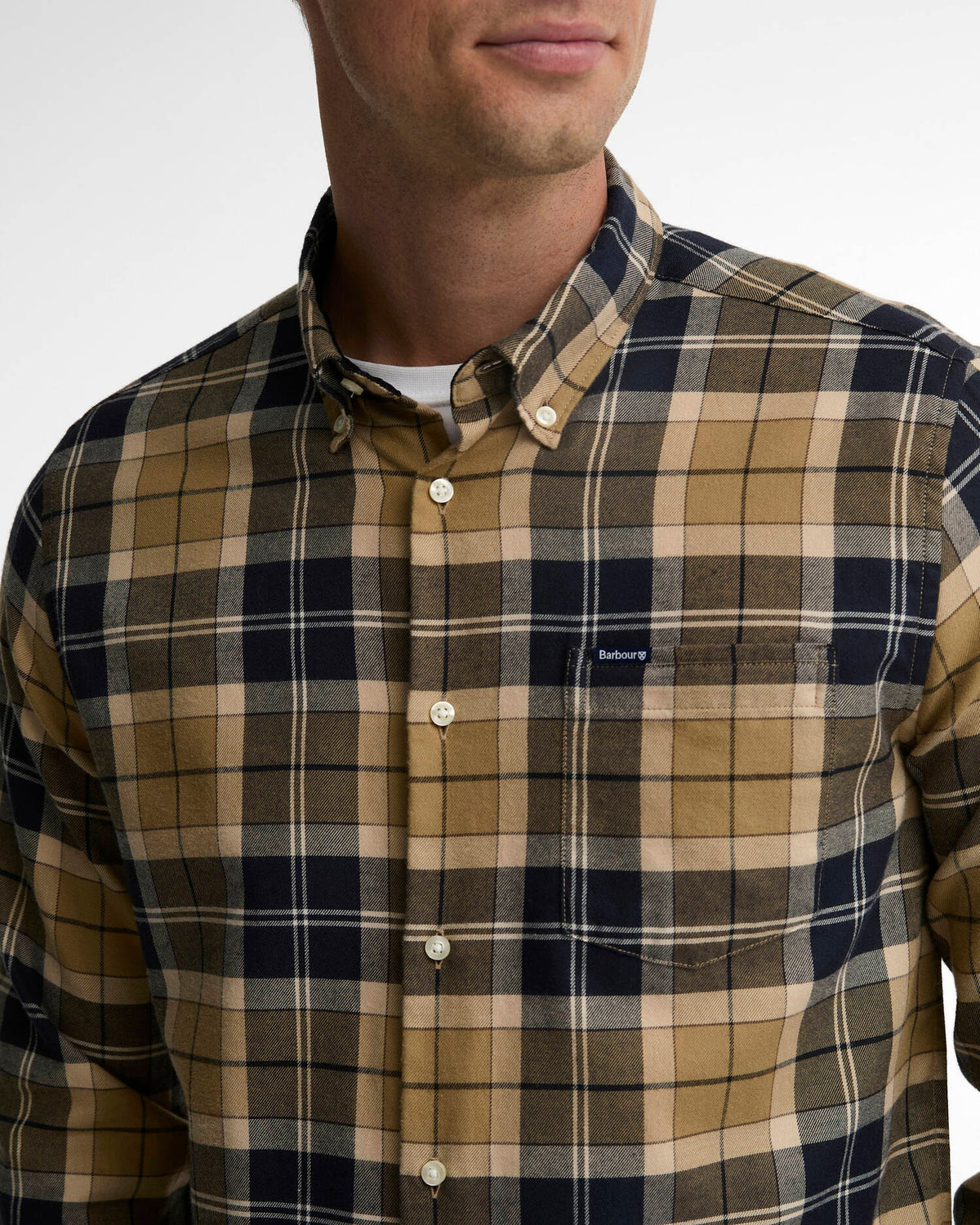 BARBOUR Camicia Uomo FORTROSE-Birchwood Dress Tartan