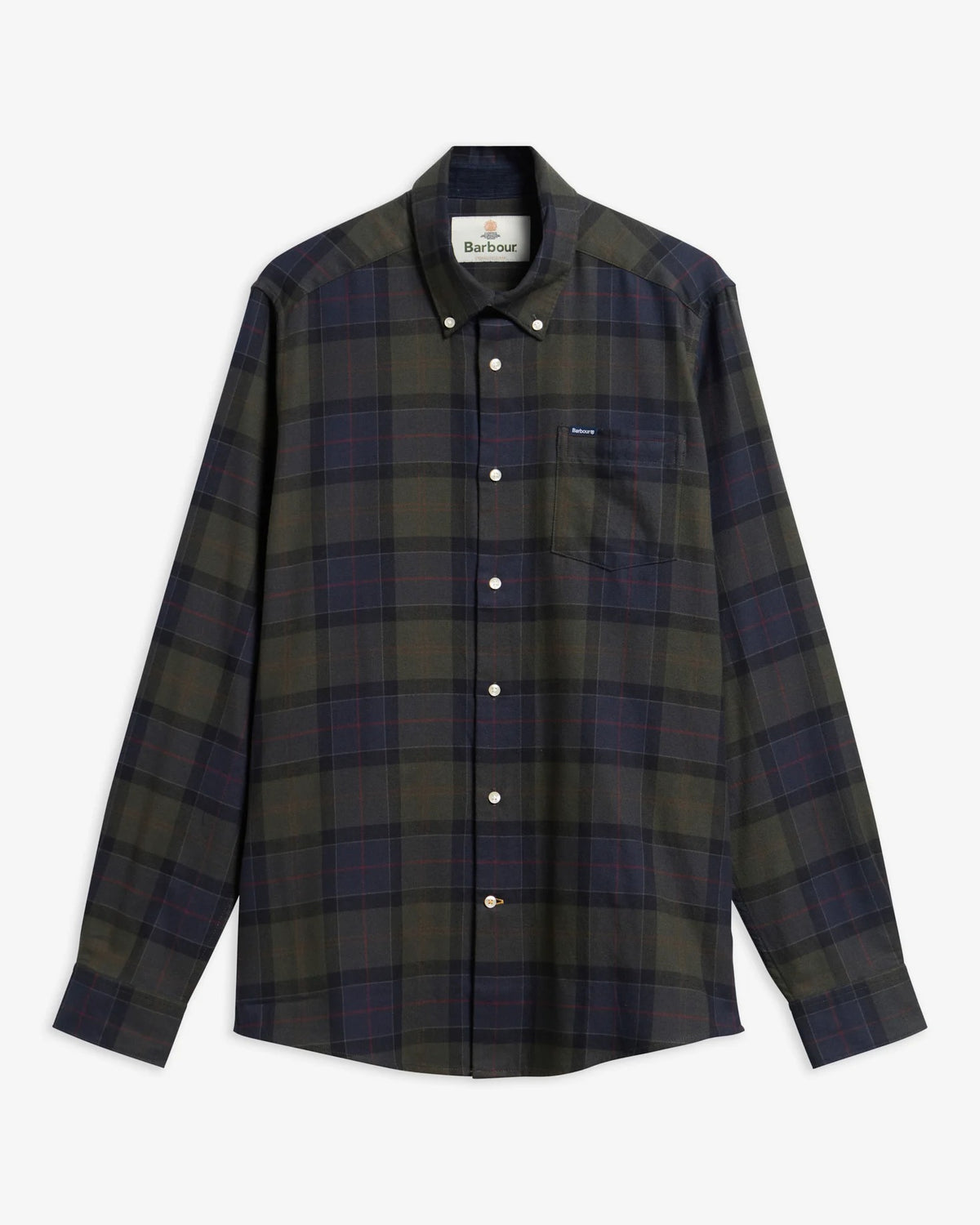 BARBOUR Camicia Uomo FORTROSE-Shadow Classic Tartan