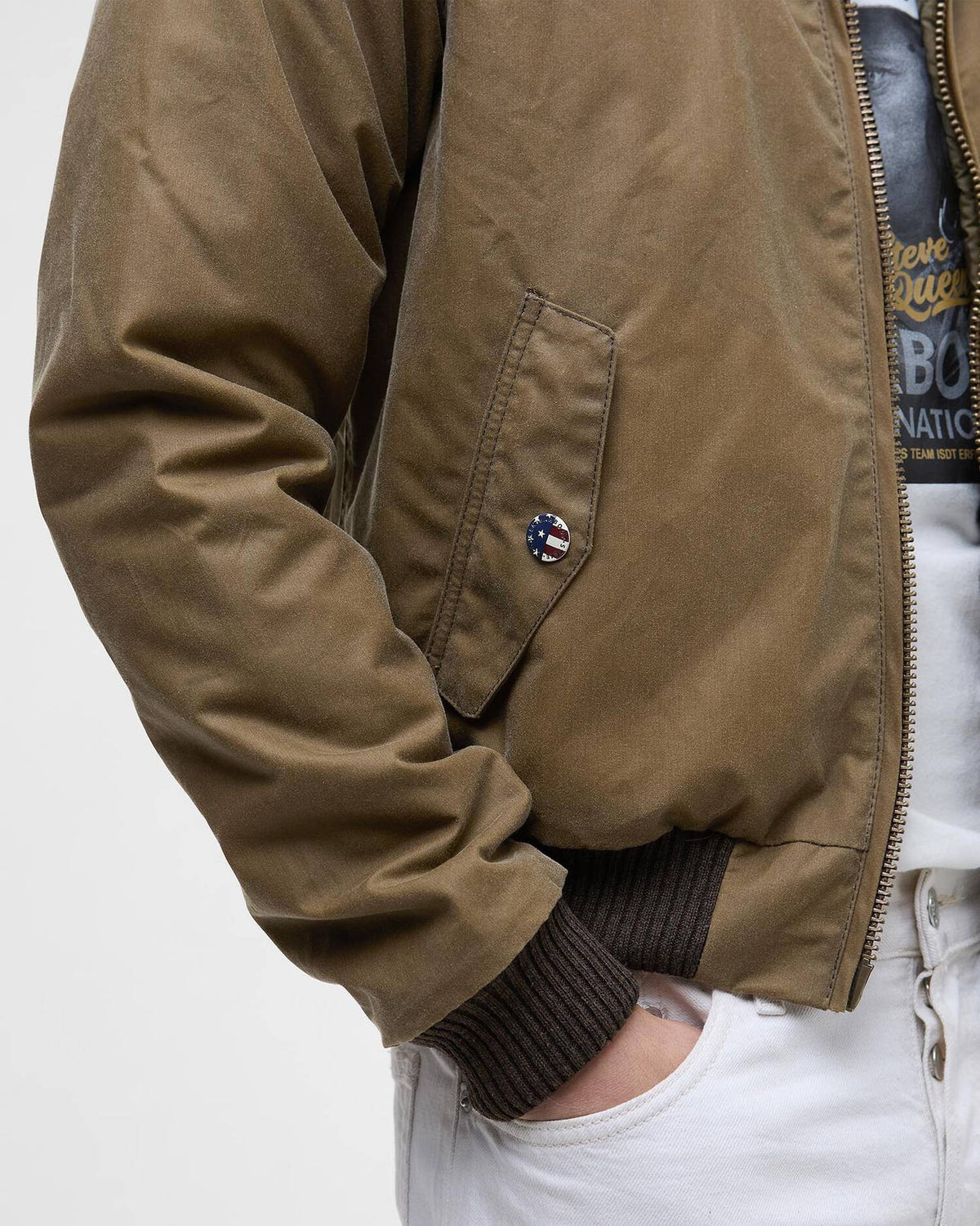 BARBOUR Giacca Uomo Merchant Wax-Sand