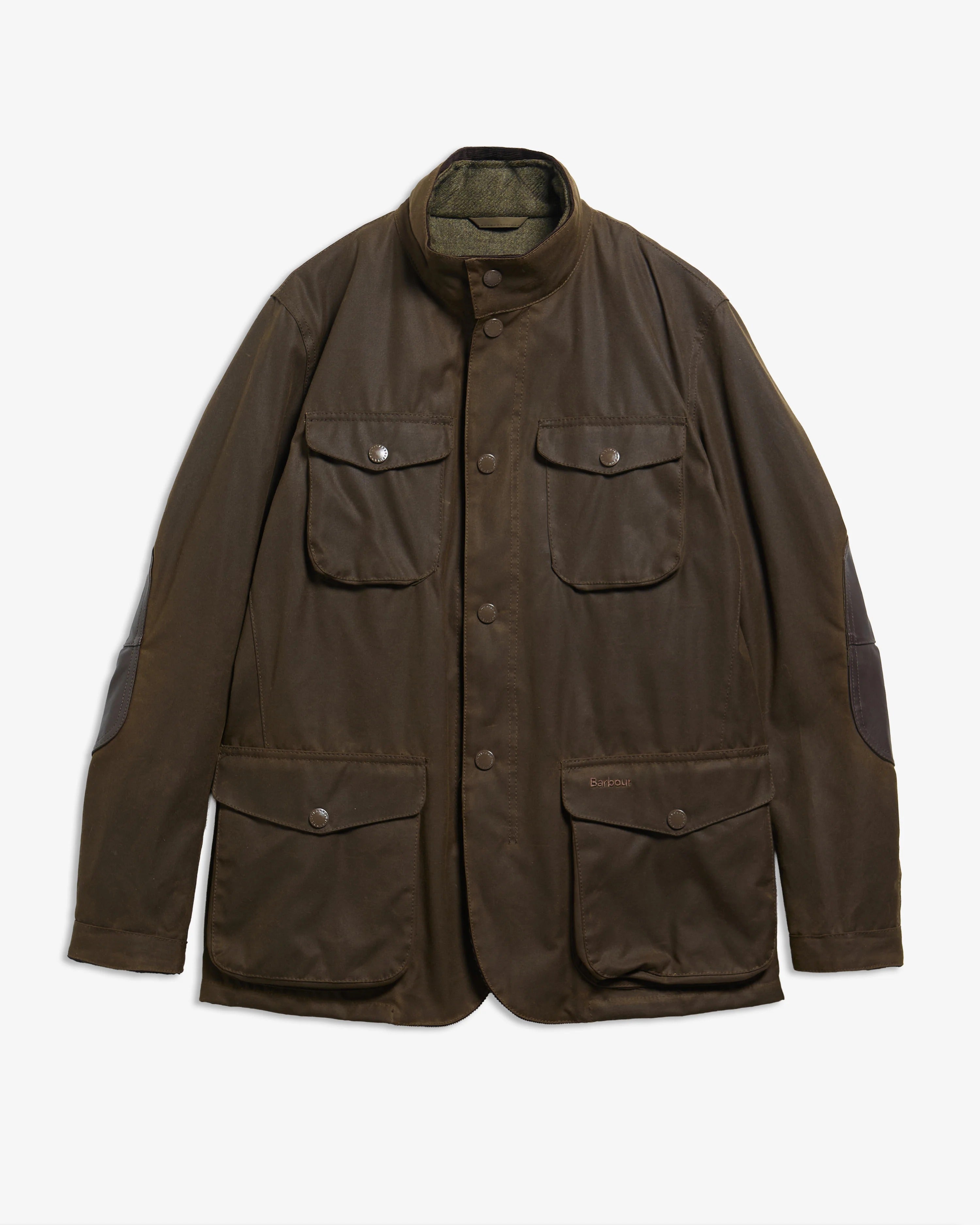 BARBOUR Giacca Uomo OGSTON WAX-Olive