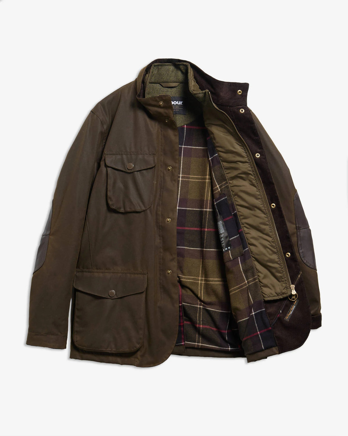BARBOUR Giacca Uomo OGSTON WAX-Olive
