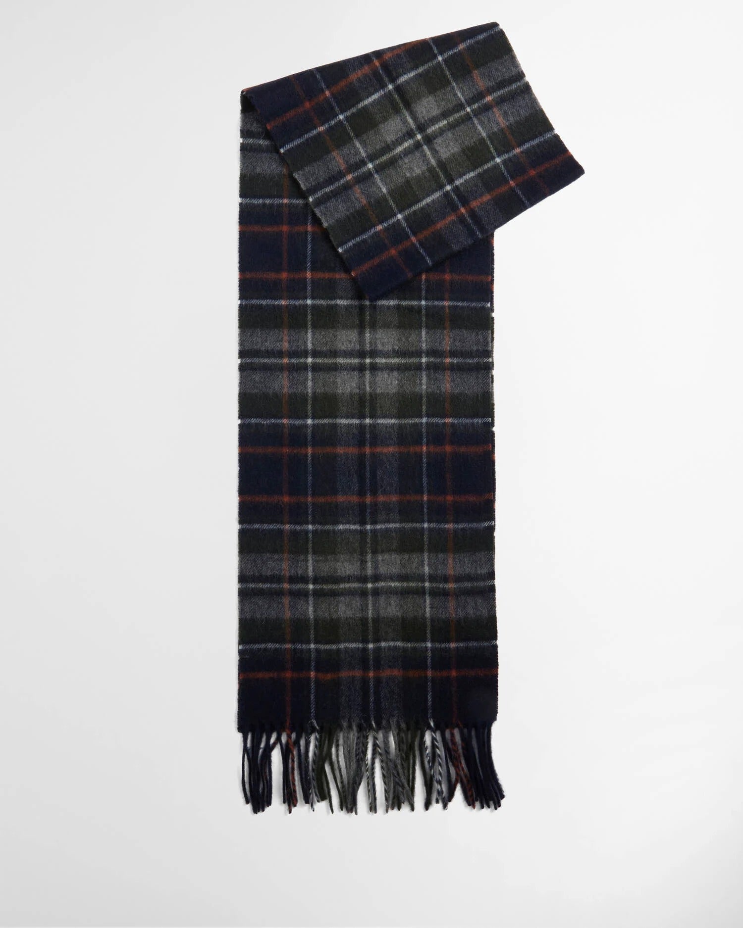 BARBOUR Sciarpa Uomo NEW CHECK TARTAN-Navy
