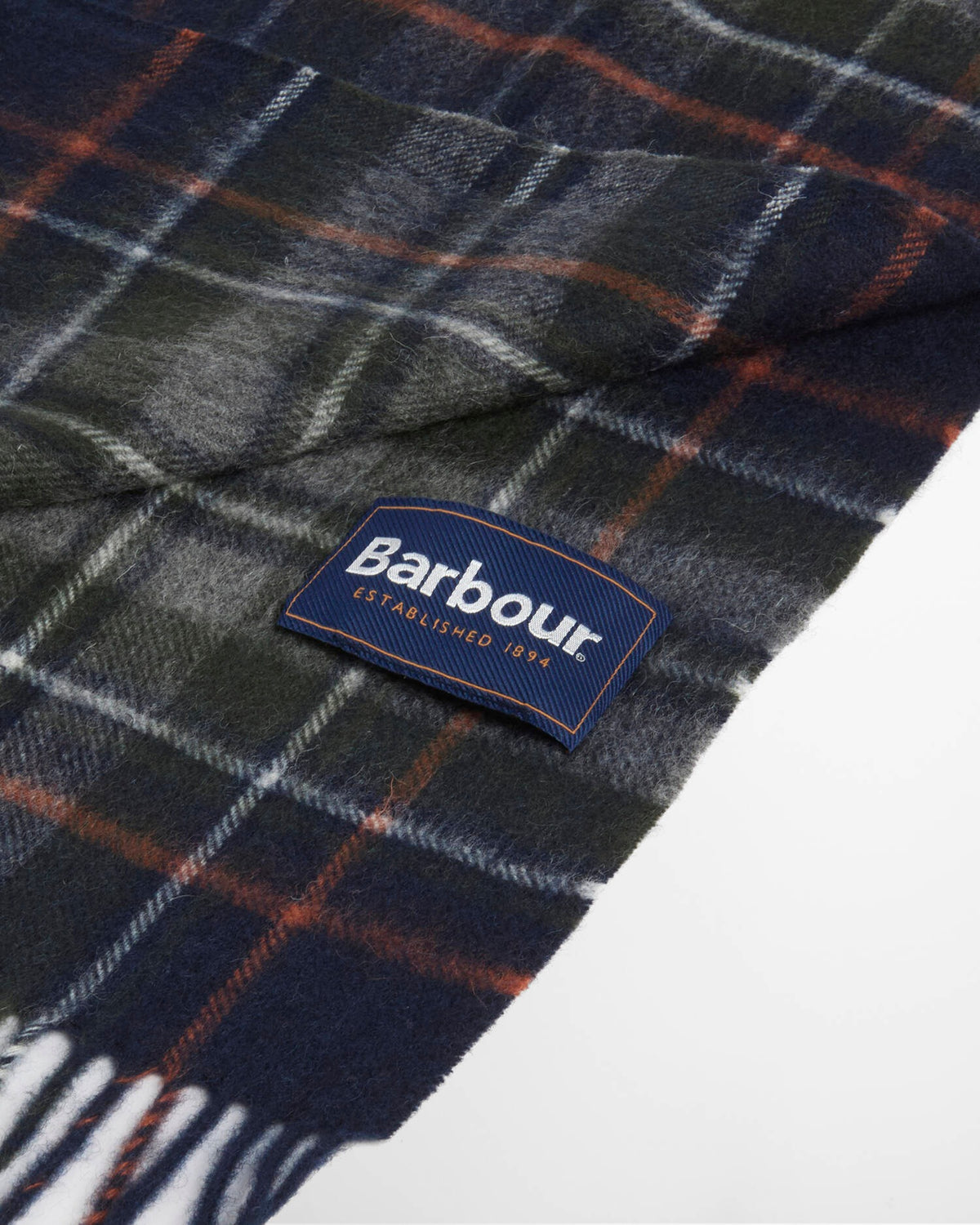 BARBOUR Sciarpa Uomo NEW CHECK TARTAN-Navy