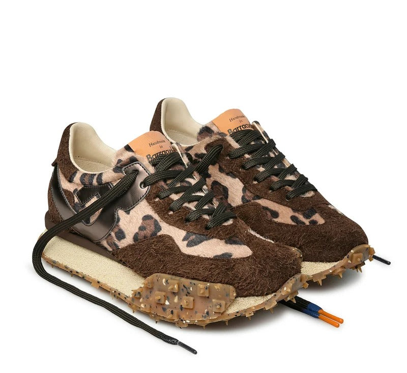 BARRACUDA Sneaker Donna Jolt Impact Plus-Marrone/Animalier